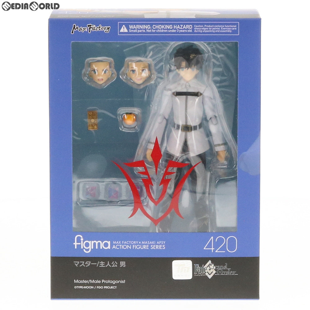 【中古即納】[FIG] figma(フィグマ) 420 マスター/主人公 男 Fate/Grand Order(フェイト/グランドオーダー) 完成品 可動フィギュア マックスファクトリー(20190721)