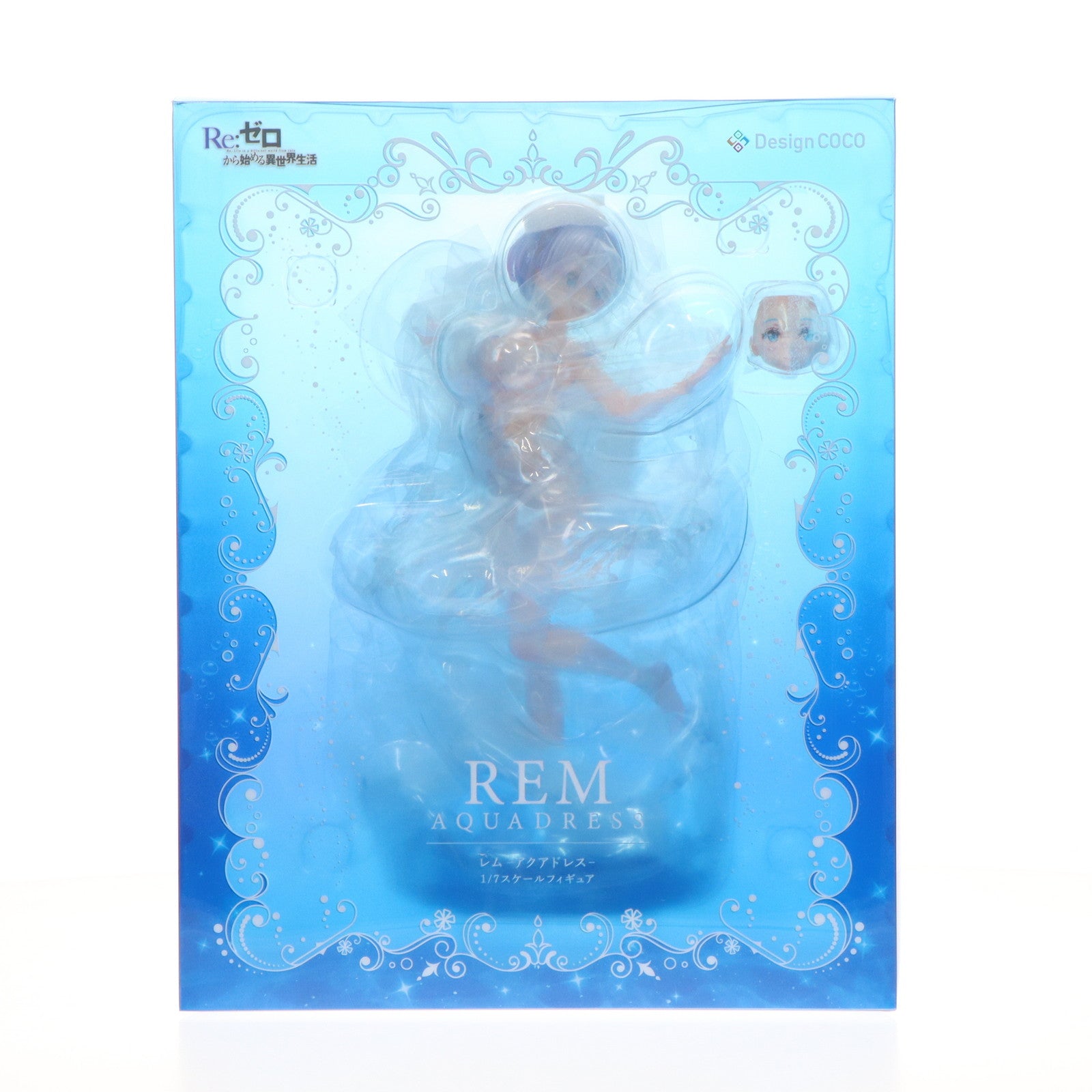 【中古即納】[FIG] レム -アクアドレス- Re:ゼロから始める異世界生活 1/7 完成品 フィギュア デザインココ(20240731)