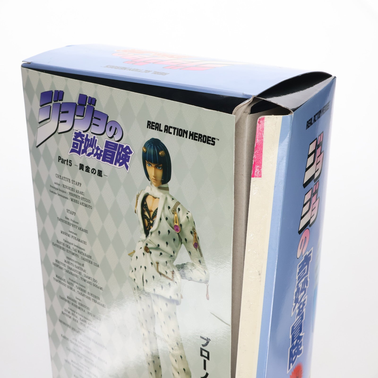 【中古即納】[FIG] リアルアクションヒーローズ No.560 RAH ブローノ・ブチャラティ ジョジョの奇妙な冒険 第五部 黄金の風 完成品 可動フィギュア メディコム・トイ(20120328)