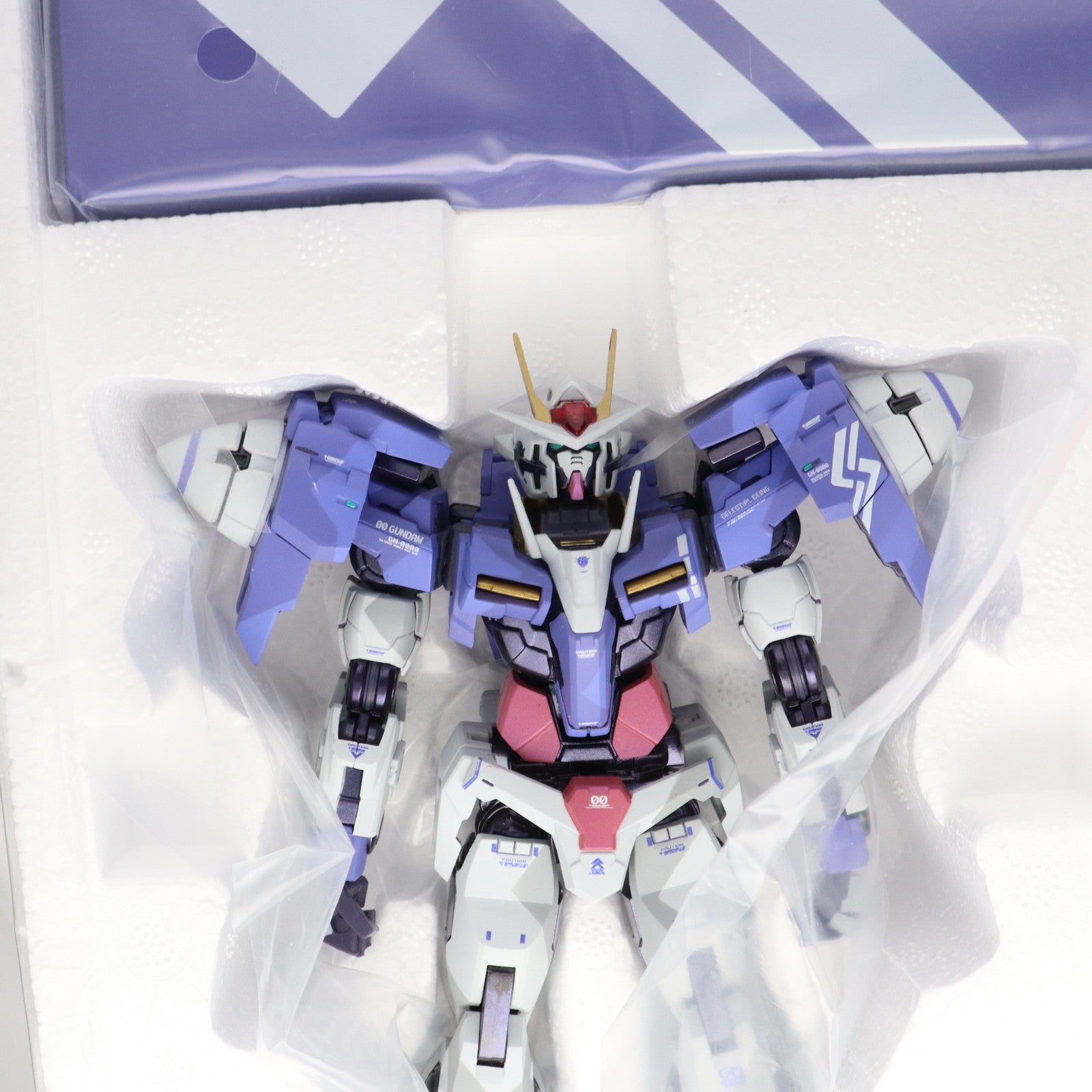 【中古即納】[FIG] METAL BUILD ダブルオーライザー デザイナーズブルー Ver. 機動戦士ガンダム00(ダブルオー) 完成品 可動フィギュア TAMASHII NATION 2019&魂ウェブ商店限定 バンダイスピリッツ(20191025)