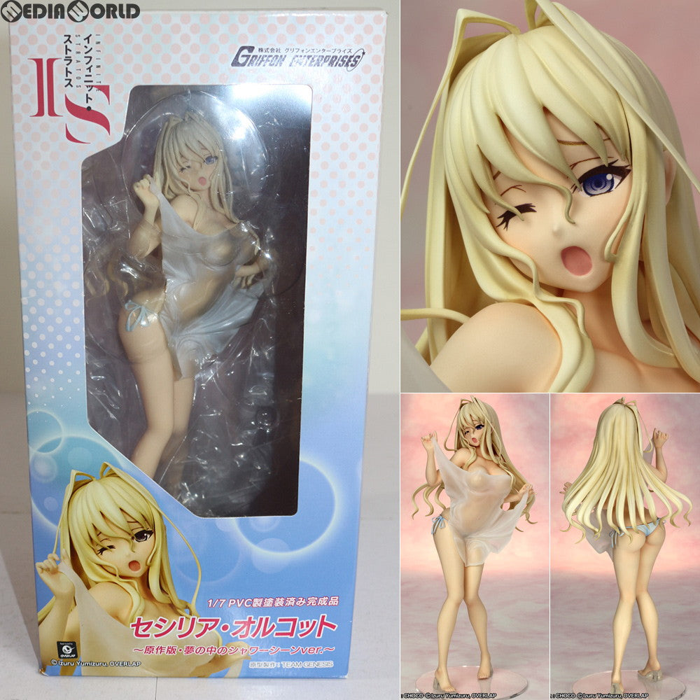 【中古即納】[FIG] セシリア・オルコット 原作版・夢の中のシャワーシーン ISインフィニット・ストラトス 1/7 完成品 フィギュア グリフォンエンタープライズ(20150228)