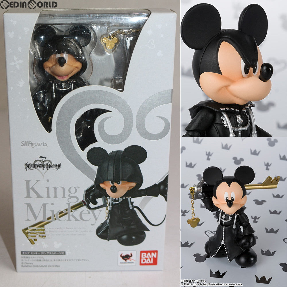 【中古即納】[FIG] S.H.Figuarts(フィギュアーツ) キング ミッキー(KINGDOM HEARTS II) キングダム ハーツ2 完成品 可動フィギュア バンダイ(20180126)
