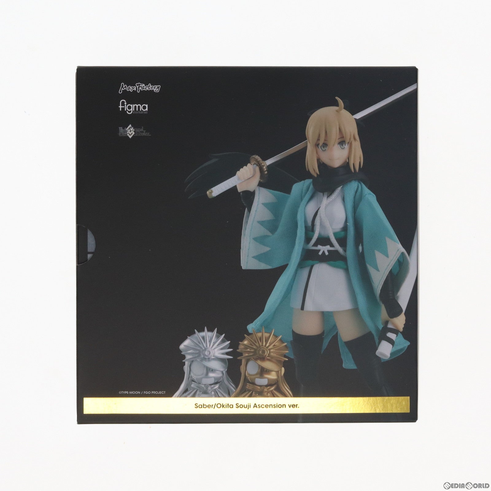【中古即納】[FIG] GOODSMILE ONLINE SHOP限定特典付属 figma(フィグマ) 521-DX セイバー/沖田総司(おきたそうじ) 霊基再臨ver. Fate/Grand Order(フェイト/グランドオーダー) 完成品 可動フィギュア マックスファクトリー(20220206)