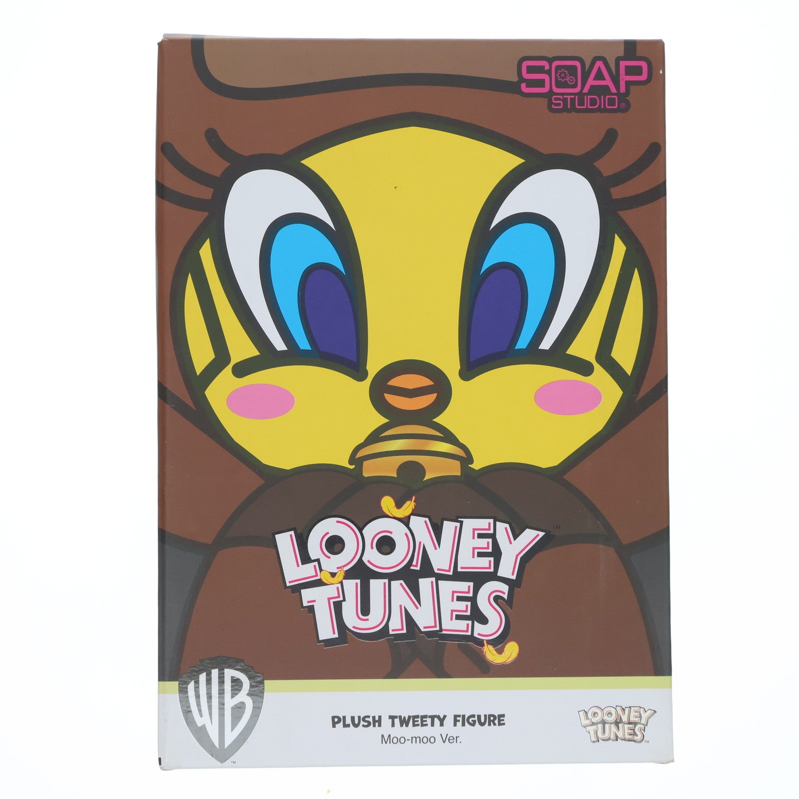 【中古即納】[FIG] ブラウンのウシ トゥイーティー(モーモー・バージョン) ふわふわフィギュア ルーニー・テューンズ 完成品 可動フィギュア SOAP STUDIO(ソープスタジオ)(20211130)