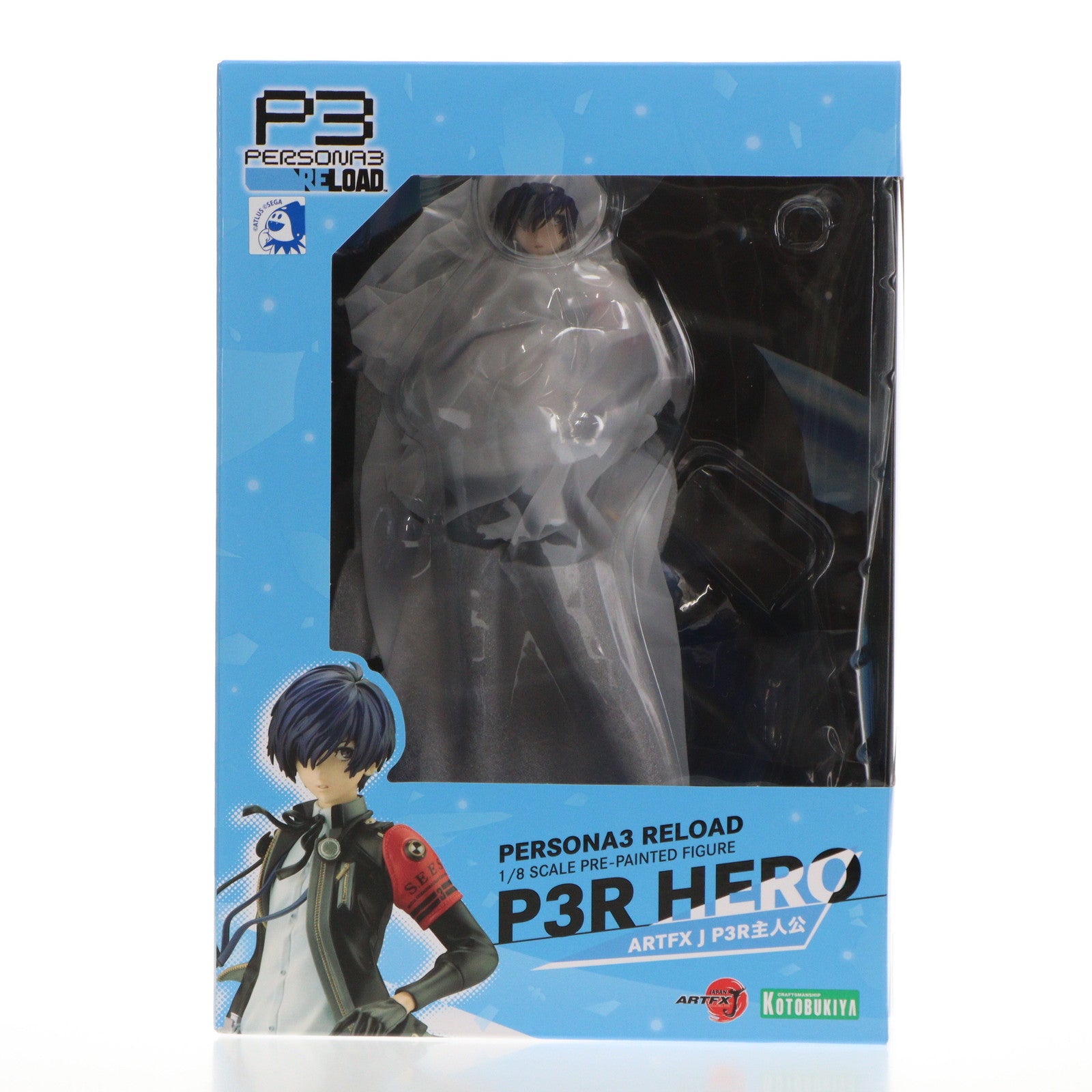 【中古即納】[FIG] コトブキヤショップ限定特典付属 ARTFX J P3R主人公 ペルソナ3 リロード 1/8 完成品 フィギュア(PV153) コトブキヤ(20240728)