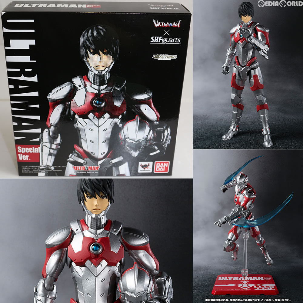 【中古即納】[FIG] 魂ウェブ商店限定 ULTRA-ACT(ウルトラアクト) × S.H.Figuarts(フィギュアーツ) ULTRAMAN(ウルトラマン) Special Ver. 完成品 可動フィギュア バンダイ(20160531)