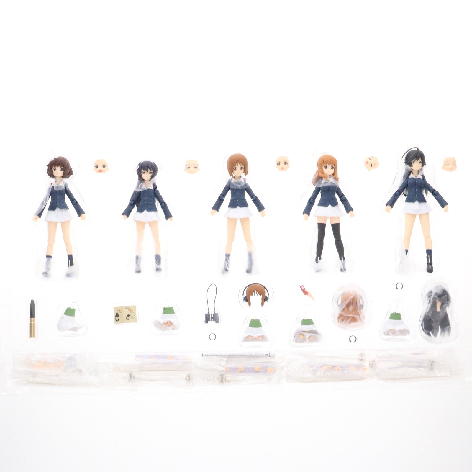【中古即納】[FIG] figma(フィグマ) EX-031 あんこうチームセット ガールズ&パンツァー 完成品 可動フィギュア ワンフェス2016冬&GOODSMILE ONLINE SHOP限定 マックスファクトリー(20160207)