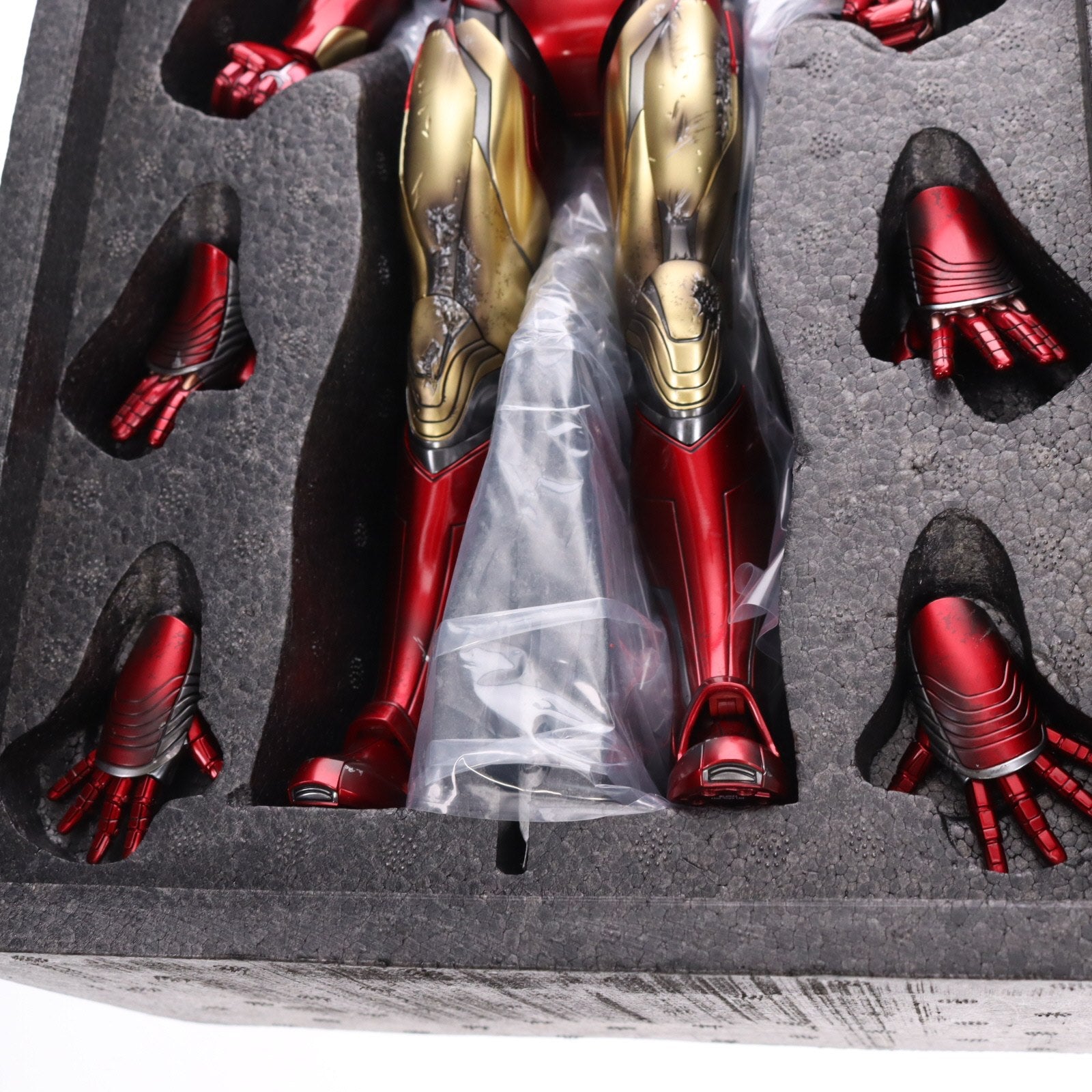 【中古即納】[FIG] ムービー・マスターピース DIECAST アイアンマン・マーク85(バトルダメージ版) アベンジャーズ/エンドゲーム 1/6 完成品 アクションフィギュア(MMS543D33) ホットトイズ(20220429)