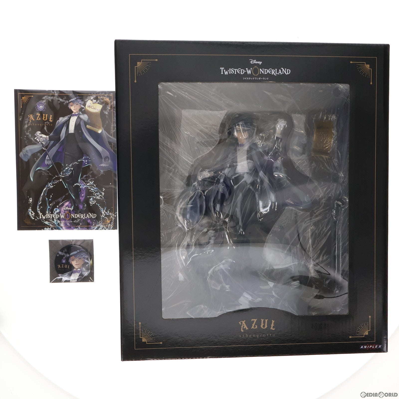 【中古即納】[FIG] ANIPLEX+限定 缶バッジ&ポストカード付属 アズール・アーシェングロット ディズニー ツイステッドワンダーランド 1/8 完成品 フィギュア(MD19-1167001) アニプレックス(20220331)