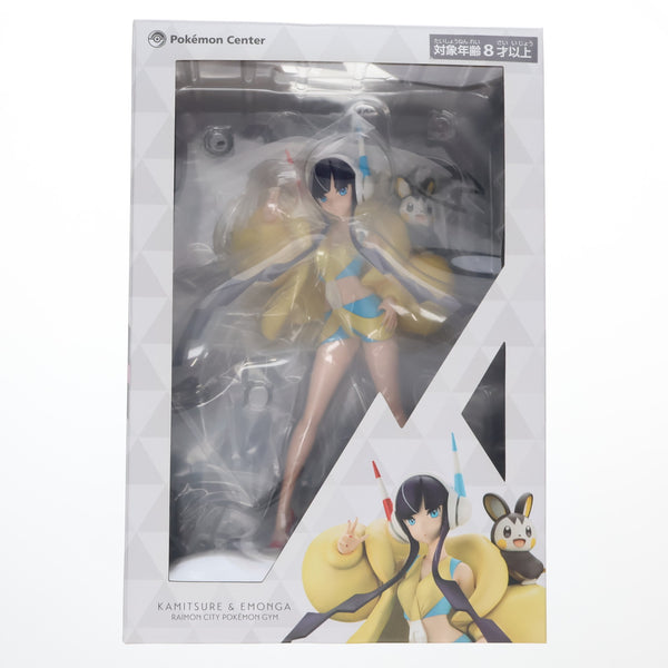 【新品未使用】ポケモン フィギュア カミツレ＆エモンガ 1/8 フィギュア FIG]カミツレ&エモンガ ポケットモンスター 1/8 完成品
