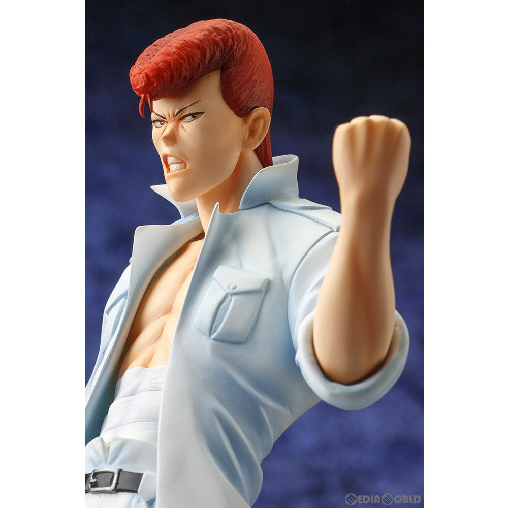 【中古即納】[FIG] (再販) ARTFX J 桑原和真(くわばらかずま) 幽☆遊☆白書 1/8 完成品 フィギュア(PV109) コトブキヤ(20230520)