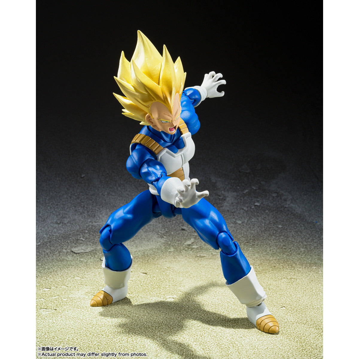 【中古即納】[FIG] (再々販) S.H.Figuarts(フィギュアーツ) スーパーサイヤ人ベジータ-目覚めるスーパーサイヤ人の血- ドラゴンボールZ 完成品 可動フィギュア バンダイスピリッツ(20240622)