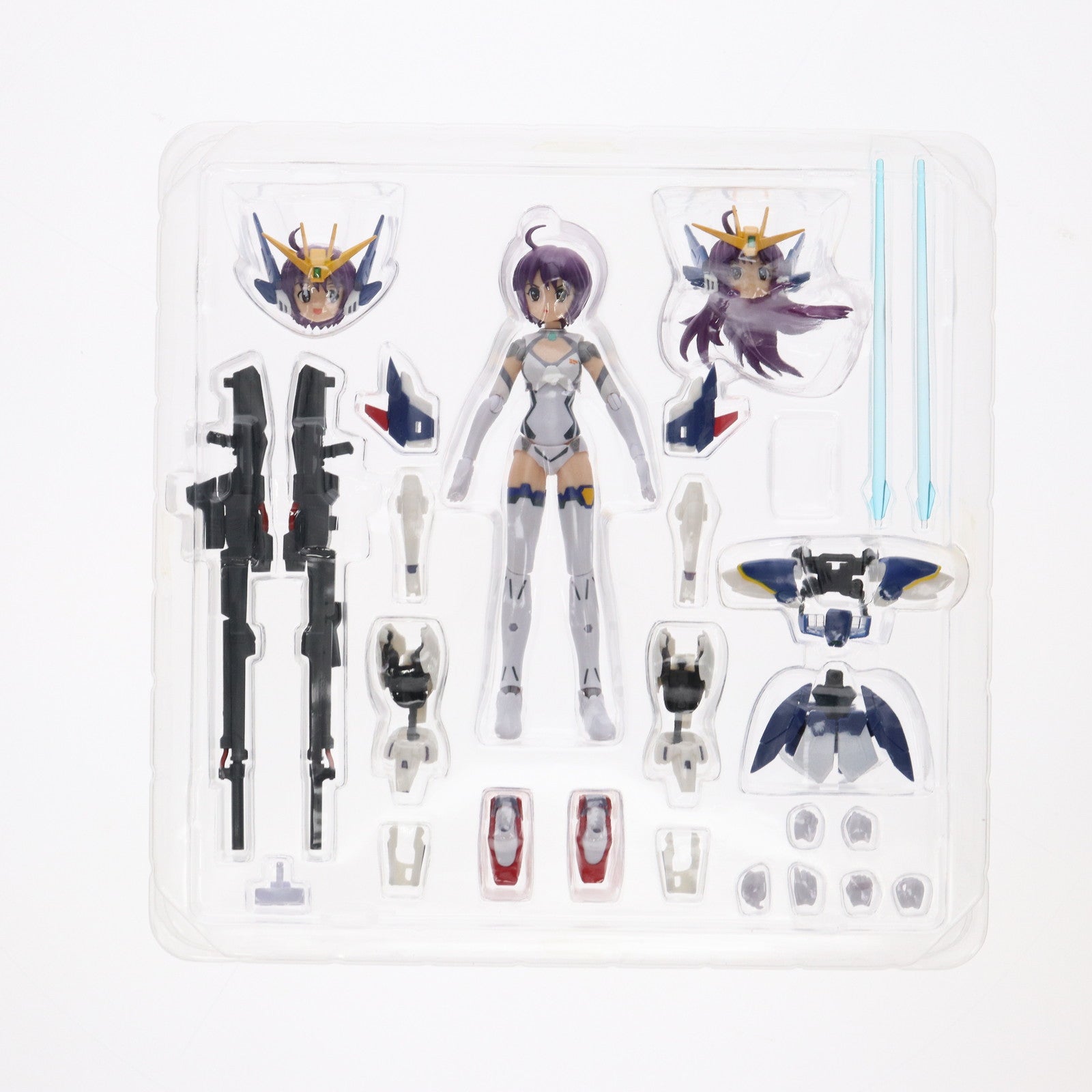 【中古即納】[FIG] アーマーガールズプロジェクト MS少女 ウイングガンダムゼロ(EW版) 新機動戦記ガンダムW Endless Waltz(エンドレスワルツ) 完成品 可動フィギュア バンダイ(20130531)