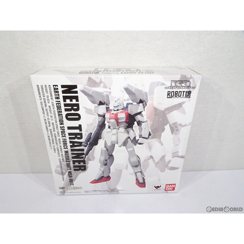 【中古即納】[FIG] 魂ウェブ商店限定 ROBOT魂(SIDE MS) ネロ・トレーナー型 ガンダム・センチネル 完成品 可動フィギュア バンダイ(20150531)