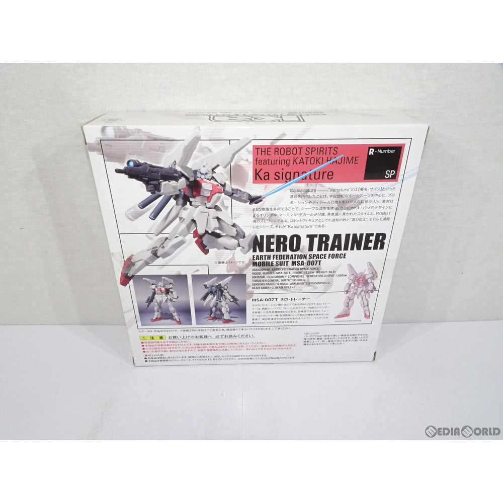 【中古即納】[FIG] 魂ウェブ商店限定 ROBOT魂(SIDE MS) ネロ・トレーナー型 ガンダム・センチネル 完成品 可動フィギュア バンダイ(20150531)