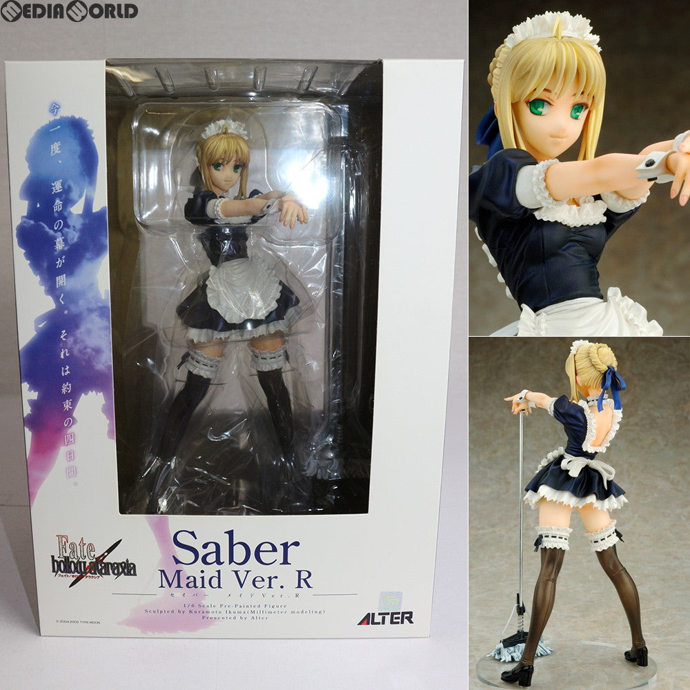 【中古即納】[FIG] セイバー(Saber) メイドVer. R Fate/hollow ataraxia(フェイト/ホロウ アタラクシア) 1/6 完成品フィギュア アルター(20120823)