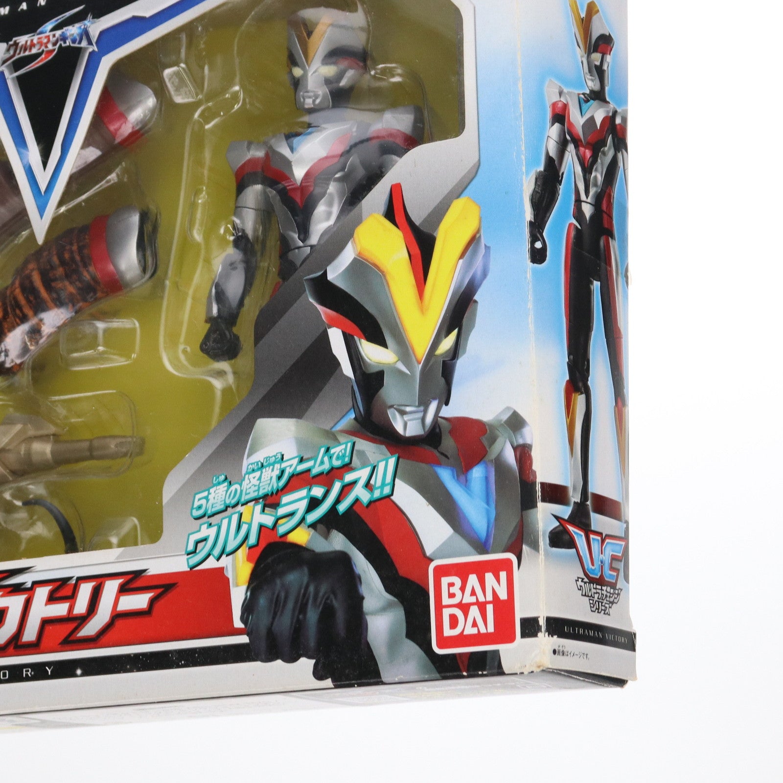 【中古即納】[FIG] ウルトラチェンジシリーズ ウルトラマンビクトリー ウルトラマンギンガS 完成品 可動フィギュア バンダイ(20140727)