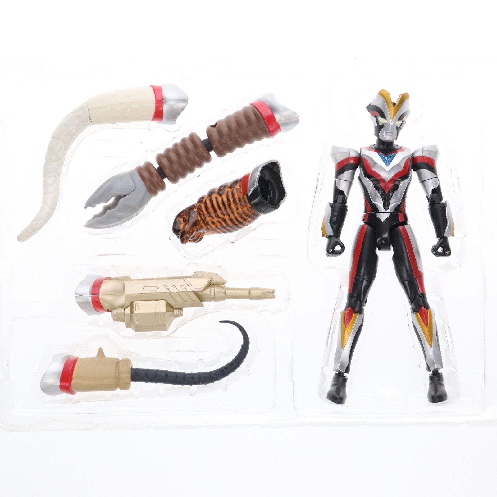 【中古即納】[FIG] ウルトラチェンジシリーズ ウルトラマンビクトリー ウルトラマンギンガS 完成品 可動フィギュア バンダイ(20140727)