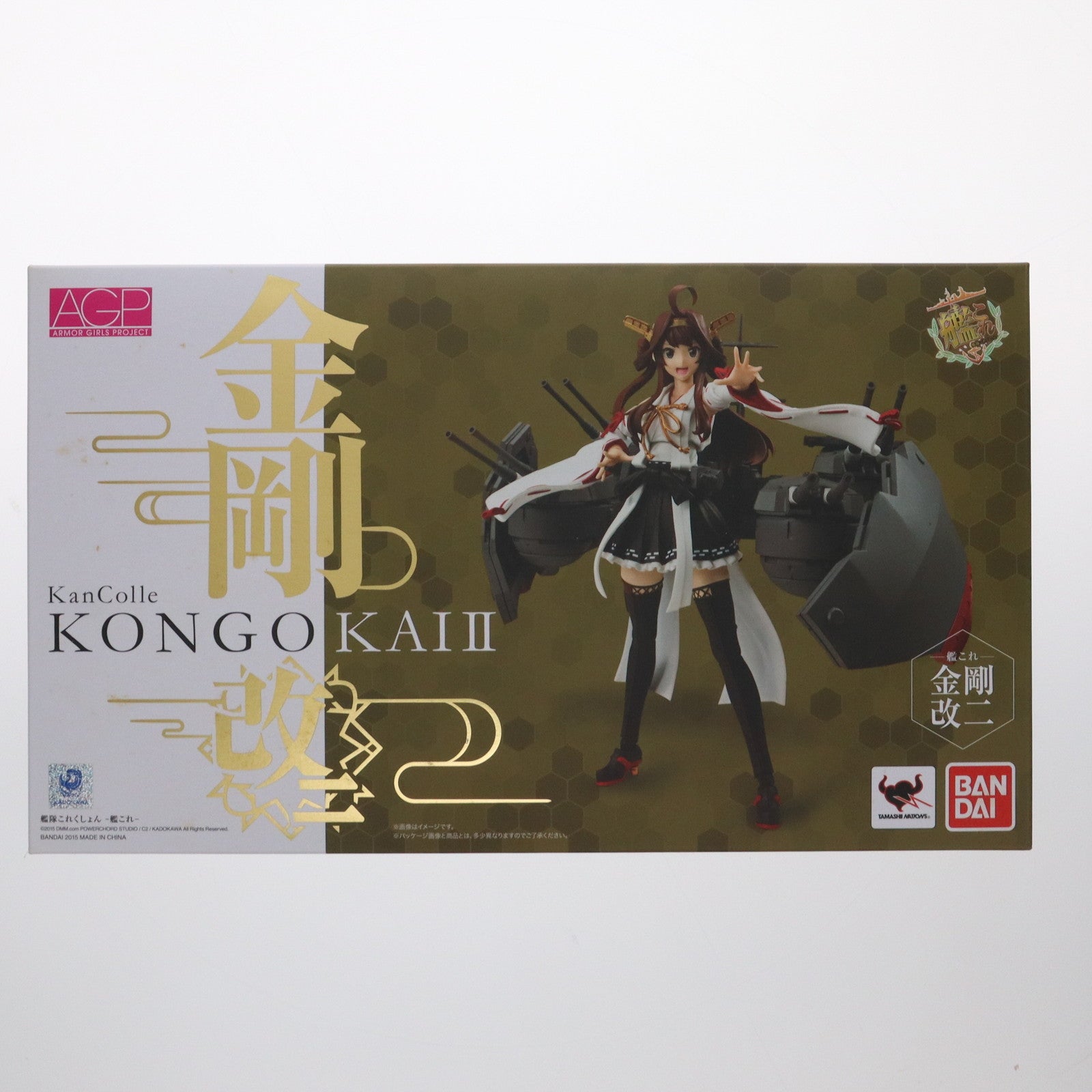 【中古即納】[FIG] アーマーガールズプロジェクト 艦これ 金剛改二 艦隊これくしょん -艦これ- 完成品 可動フィギュア バンダイ(20151029)