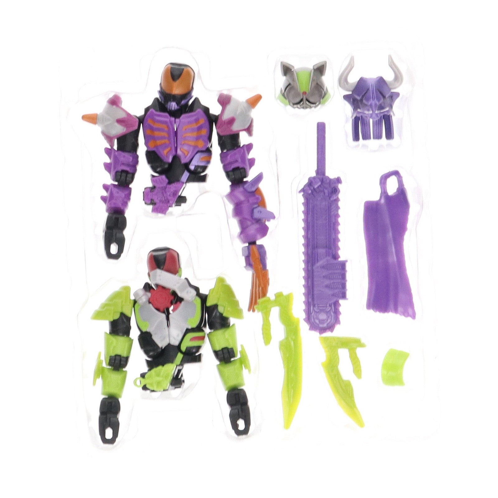 【中古即納】[FIG] 仮面ライダータイクーン&仮面ライダーバッファ ニンジャゾンビセット 仮面ライダーギーツ 完成品 リボルブチェンジフィギュア バンダイ(20221119)