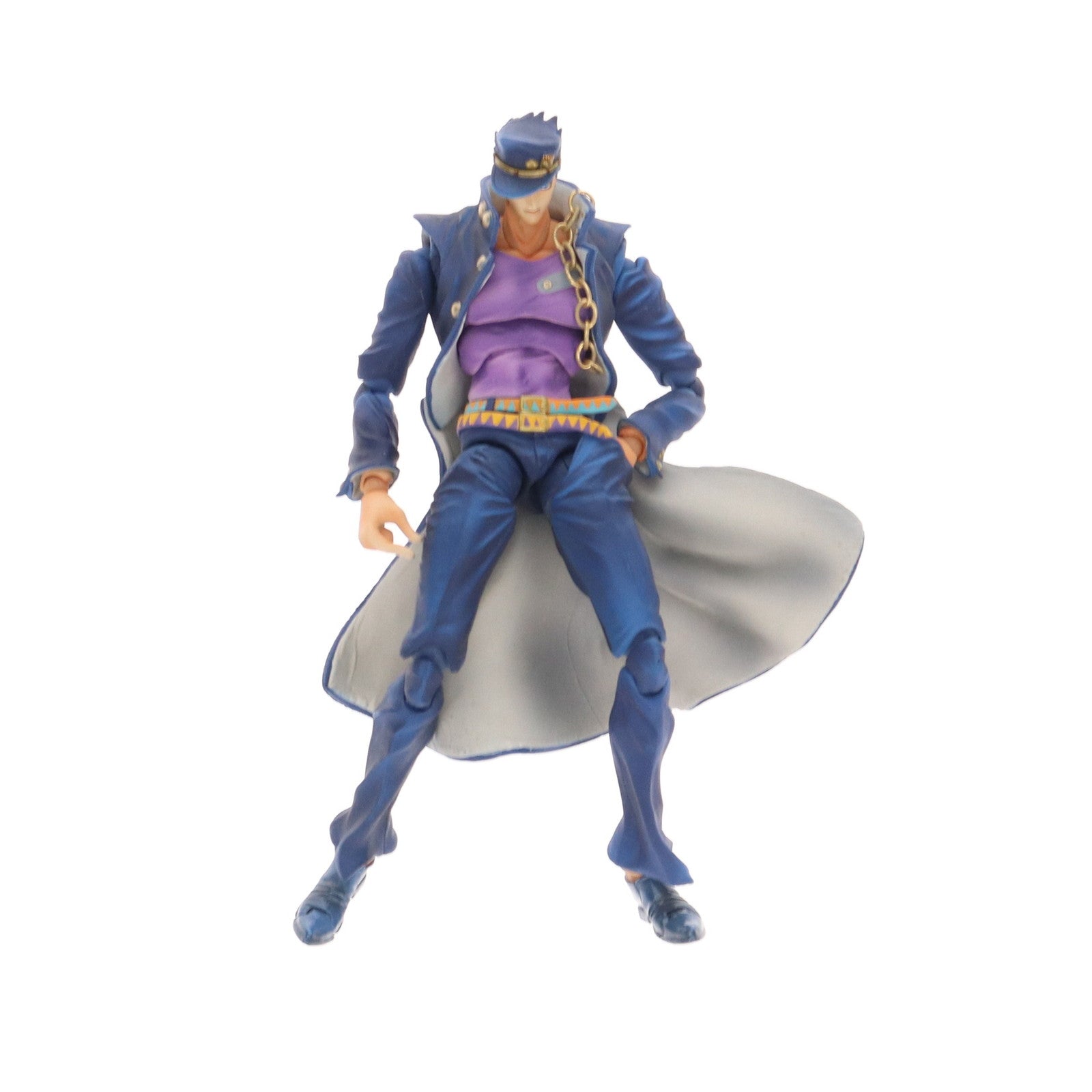 【中古即納】[FIG] 初回特典付属 超像可動 12.空条承太郎・セカンド(荒木飛呂彦指定カラー) ジョジョの奇妙な冒険 第三部 スターダストクルセイダース 完成品 可動フィギュア メディコス・エンタテインメント(20091229)