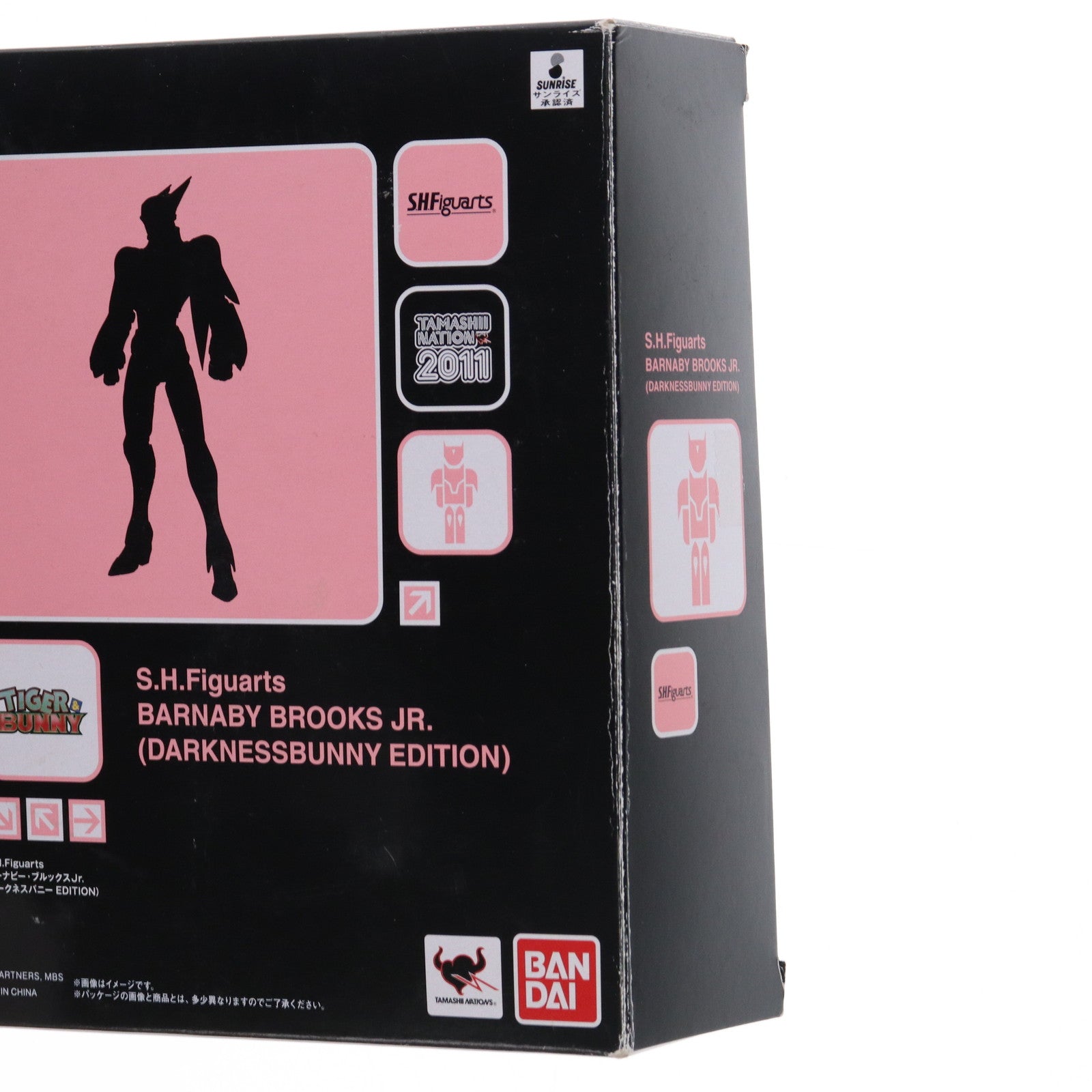 【中古即納】[FIG] S.H.Figuarts(フィギュアーツ) バーナビー・ブルックスJr.(ダークネスバニーEDITION) TIGER & BUNNY(タイガー&バニー) 完成品 可動フィギュア 魂ネイション2011&魂ウェブ商店限定 バンダイ(20111125)