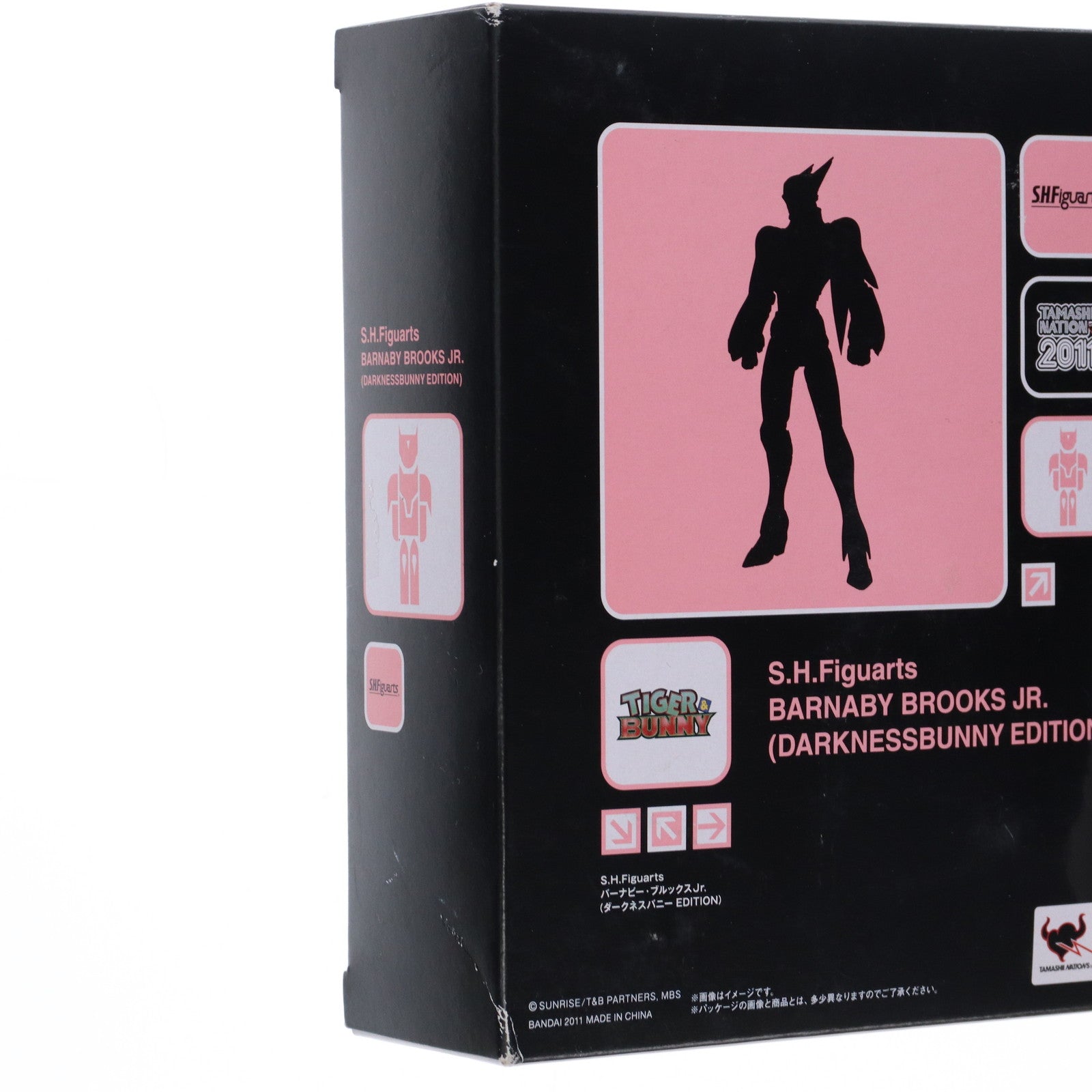 【中古即納】[FIG] S.H.Figuarts(フィギュアーツ) バーナビー・ブルックスJr.(ダークネスバニーEDITION) TIGER & BUNNY(タイガー&バニー) 完成品 可動フィギュア 魂ネイション2011&魂ウェブ商店限定 バンダイ(20111125)