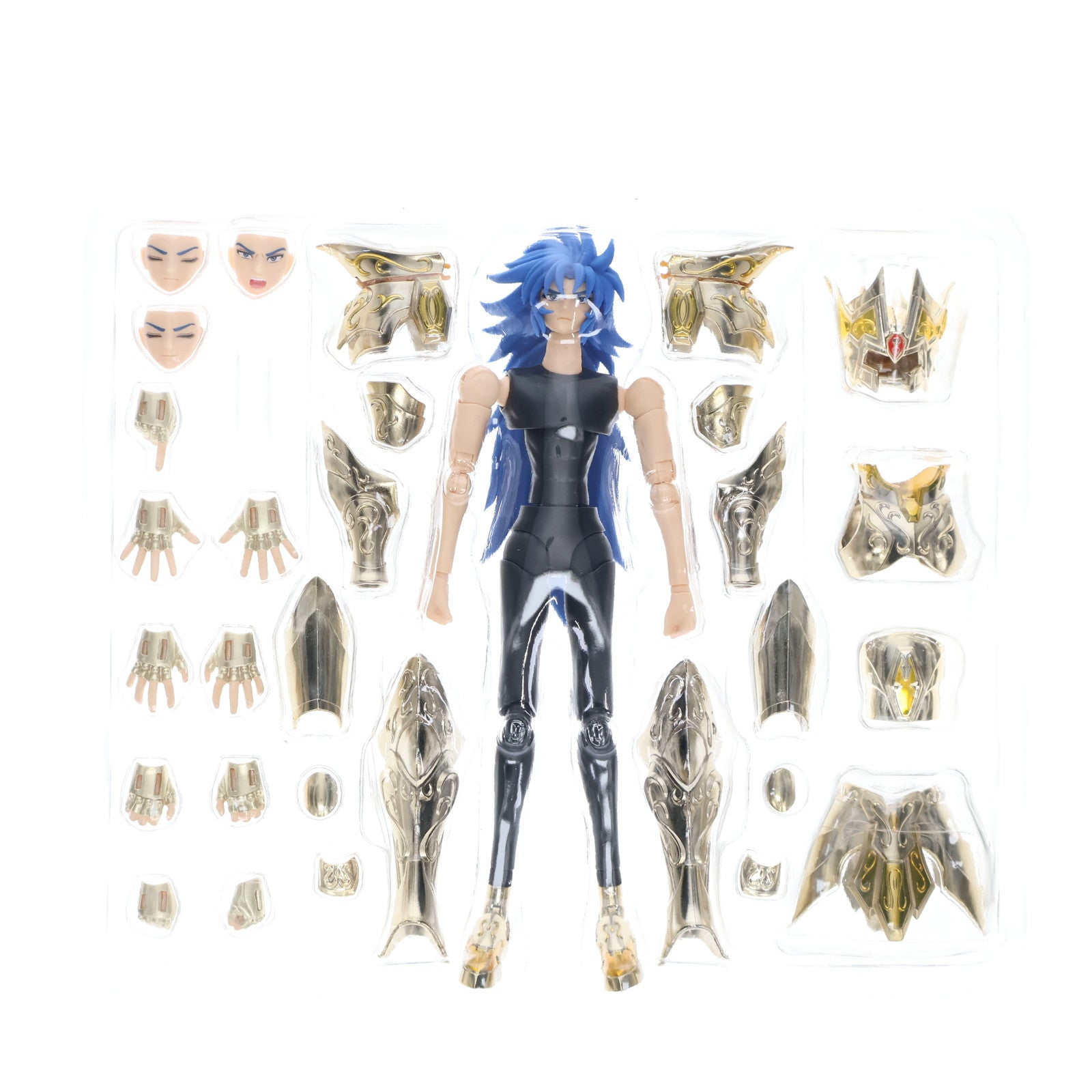 【中古即納】[FIG] 初期不良未対応(シンボルマーク蟹座) 聖闘士聖衣神話EX ジェミニサガ(神聖衣) 聖闘士星矢 黄金魂 -soul of gold- 完成品 可動フィギュア バンダイ(20170520)