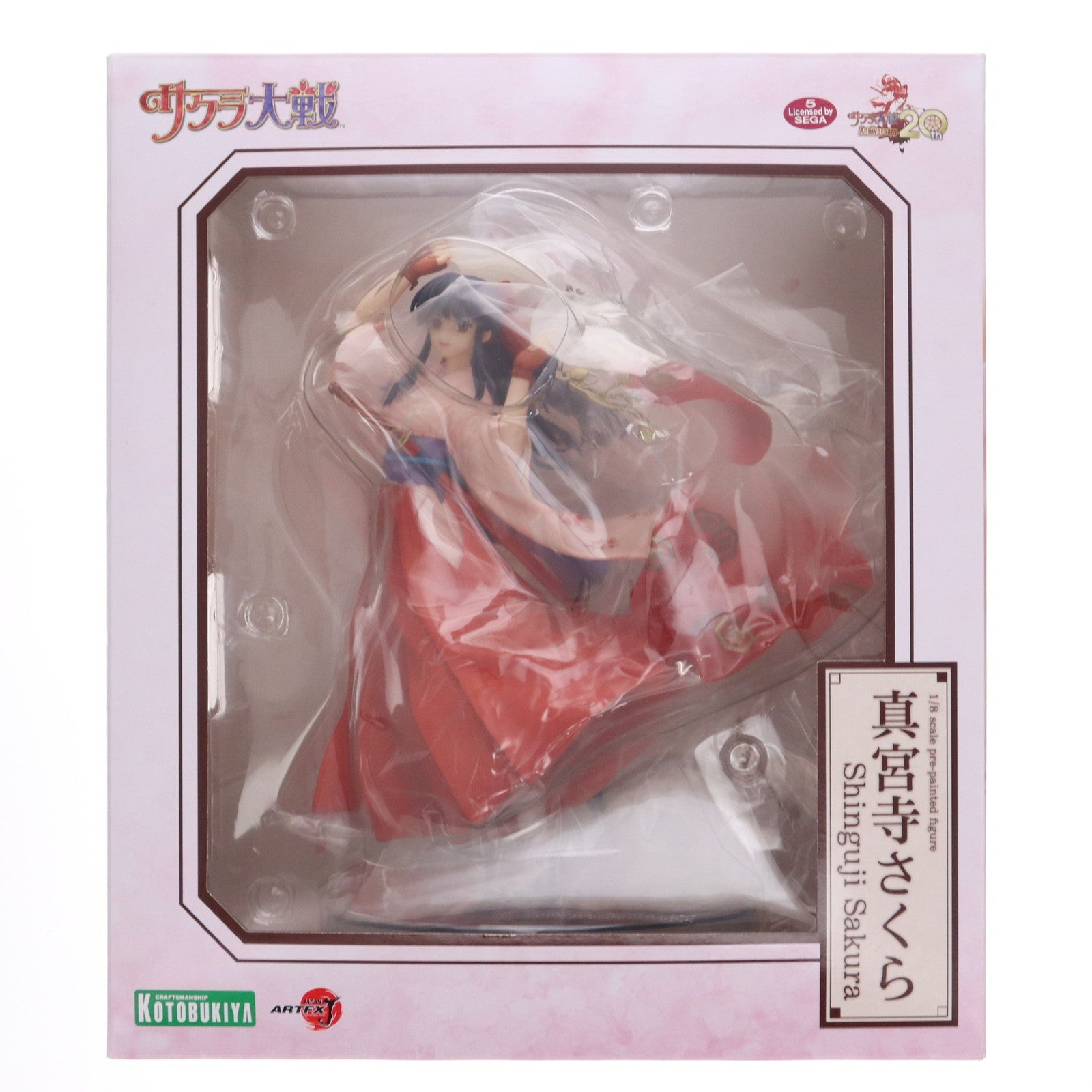 【中古即納】[FIG] ARTFX J 真宮寺さくら(しんぐうじさくら) サクラ大戦 1/8 完成品 フィギュア(PP639) コトブキヤ(20161030)