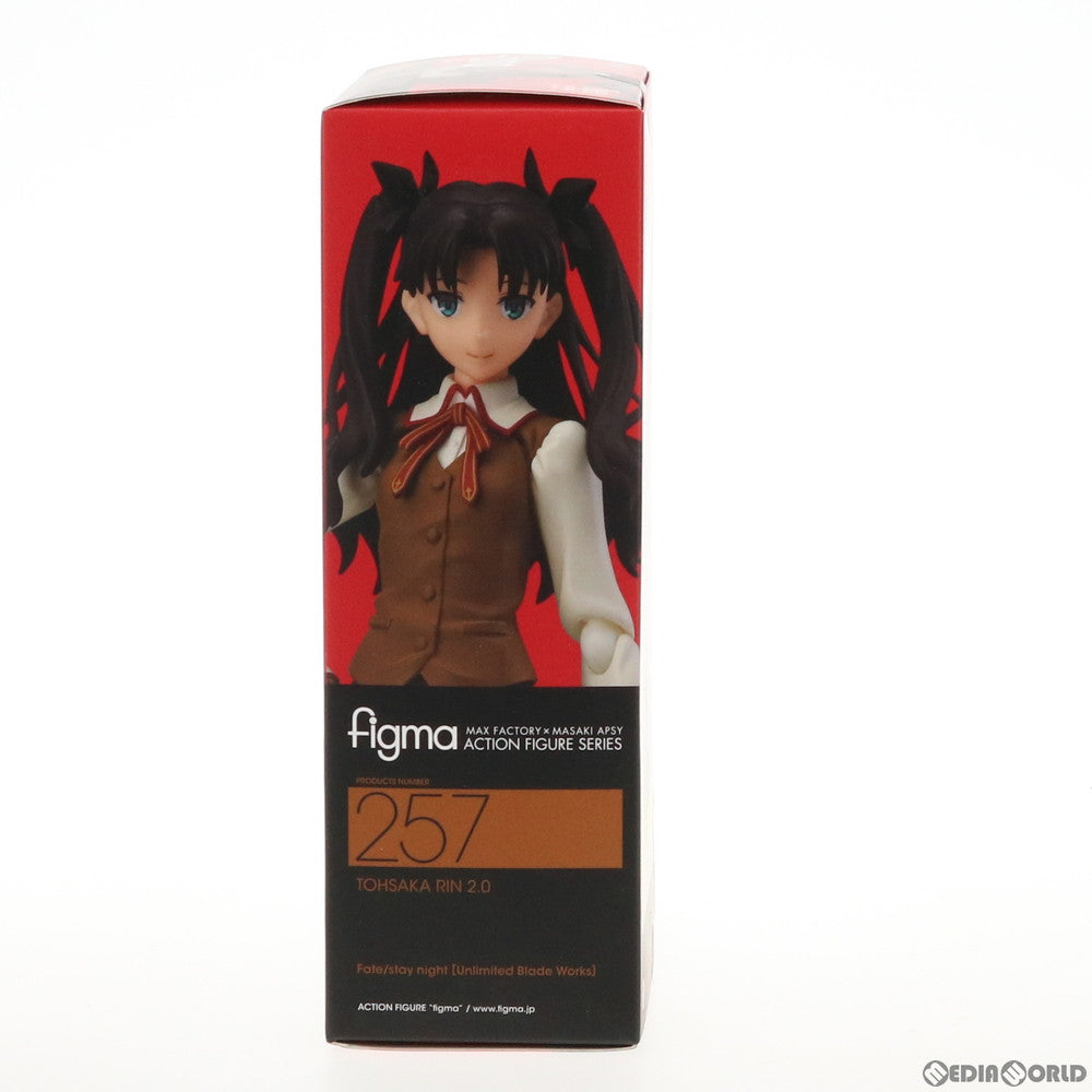 【中古即納】[FIG] GOODSMILE ONLINE SHOP限定特典付属 figma(フィグマ) 257 遠坂凛2.0(とおさかりん) Fate/stay night [Unlimited Blade Works] 完成品 可動フィギュア マックスファクトリー(20151001)
