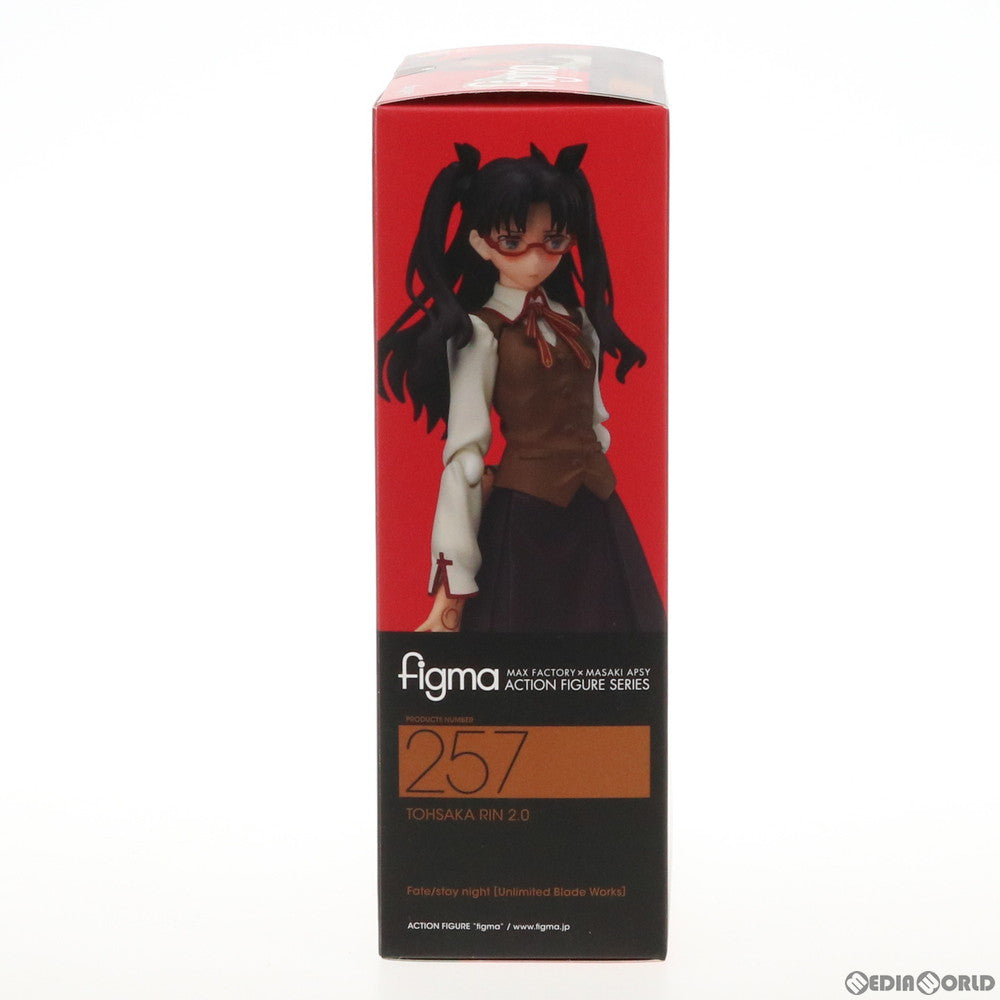 【中古即納】[FIG] GOODSMILE ONLINE SHOP限定特典付属 figma(フィグマ) 257 遠坂凛2.0(とおさかりん) Fate/stay night [Unlimited Blade Works] 完成品 可動フィギュア マックスファクトリー(20151001)