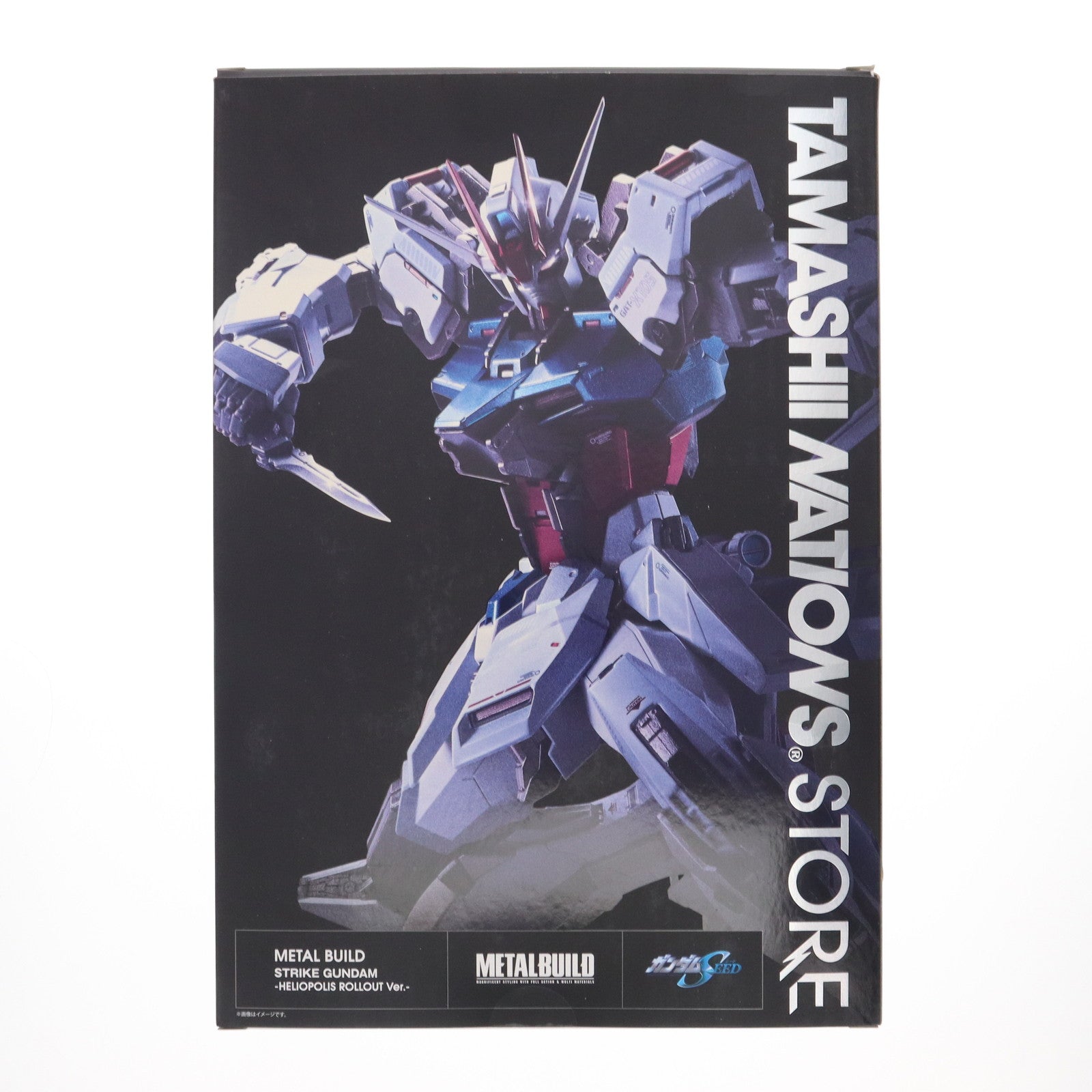 【中古即納】[FIG] 魂ストア限定 METAL BUILD ストライクガンダム -ヘリオポリス ロールアウト Ver.- 機動戦士ガンダムSEED(シード) 完成品 可動フィギュア バンダイスピリッツ(20220728)