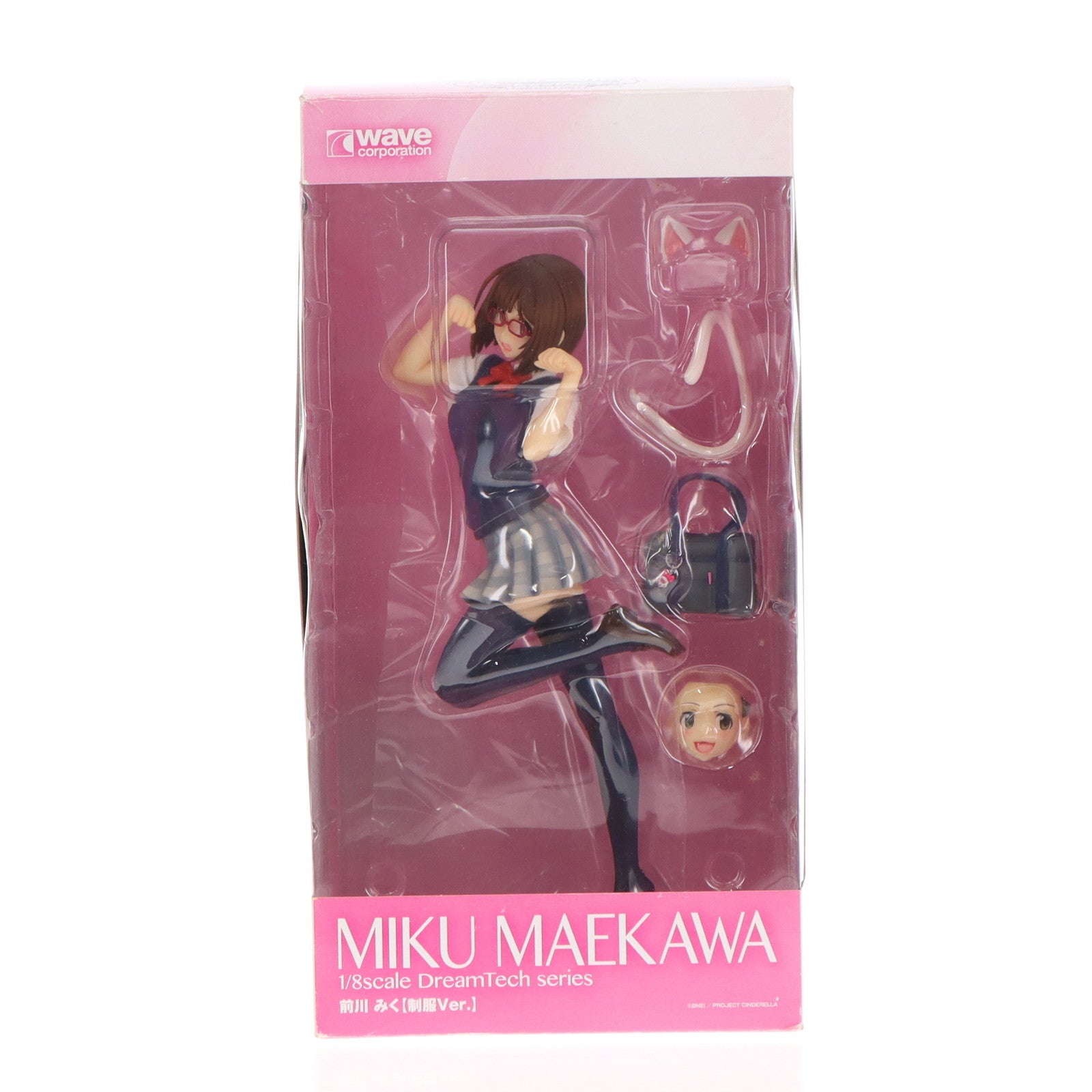 【中古即納】[FIG] ドリームテック 前川みく 制服Ver. アイドルマスター シンデレラガールズ 1/8 完成品 フィギュア(DT-094) ウェーブ(WAVE)(20160917)