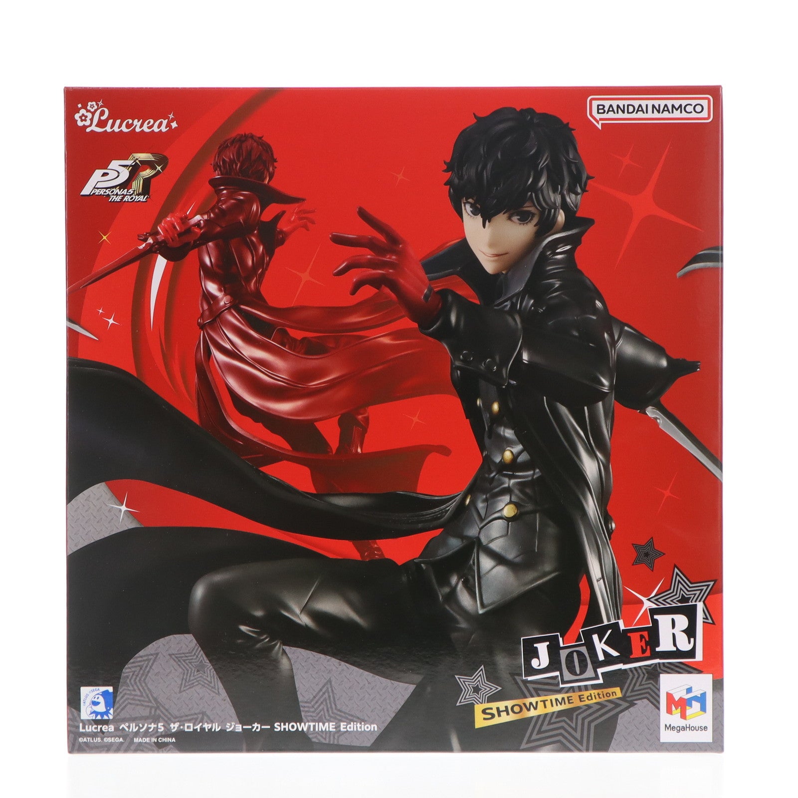 【中古即納】[FIG] Lucrea(ルクリア) ジョーカー SHOW TIME Edition ペルソナ5 ザ・ロイヤル 完成品 フィギュア プレミアムバンダイ&アトラスDショップ&あみあみ限定 メガハウス(20250627)