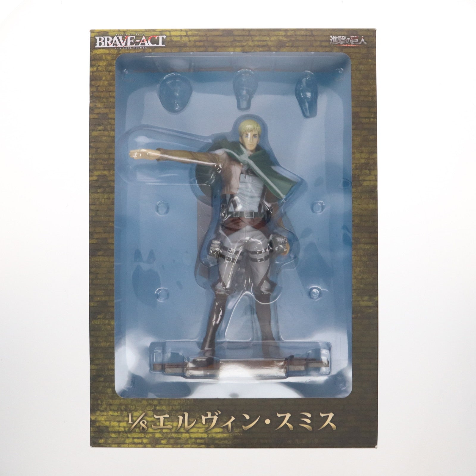 【中古即納】[FIG] BRAVE-ACT(ブレイブアクト) エルヴィン・スミス 進撃の巨人 1/8 完成品 フィギュア 千値練(せんちねる)(20151031)