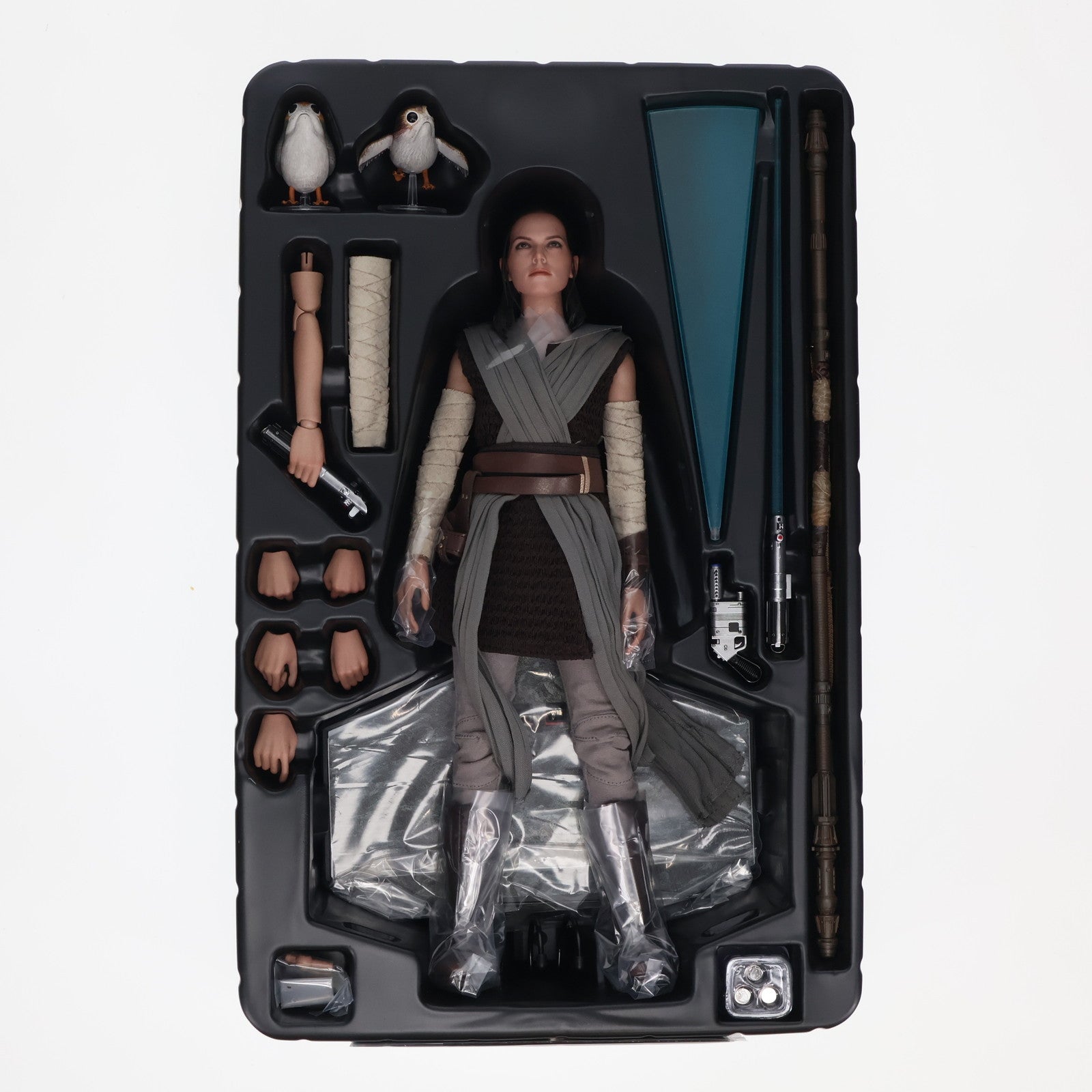 【中古即納】[FIG] ムービー・マスターピース レイ(ジェダイ・トレーニング版) STAR WARS(スター・ウォーズ)/最後のジェダイ 1/6 完成品 可動フィギュア(MM#446) ホットトイズ(20180726)