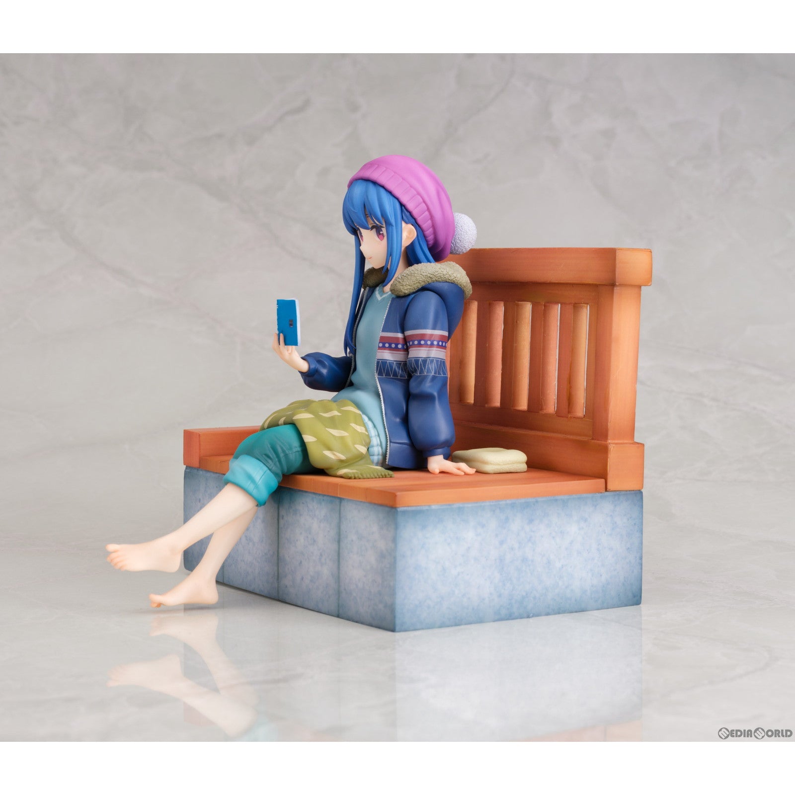 【中古即納】[FIG] 志摩リン(しまりん) 足湯ver. ゆるキャン△ 1/7 完成品 フィギュア(AMIF-YC-001) あみあみ(20230309)