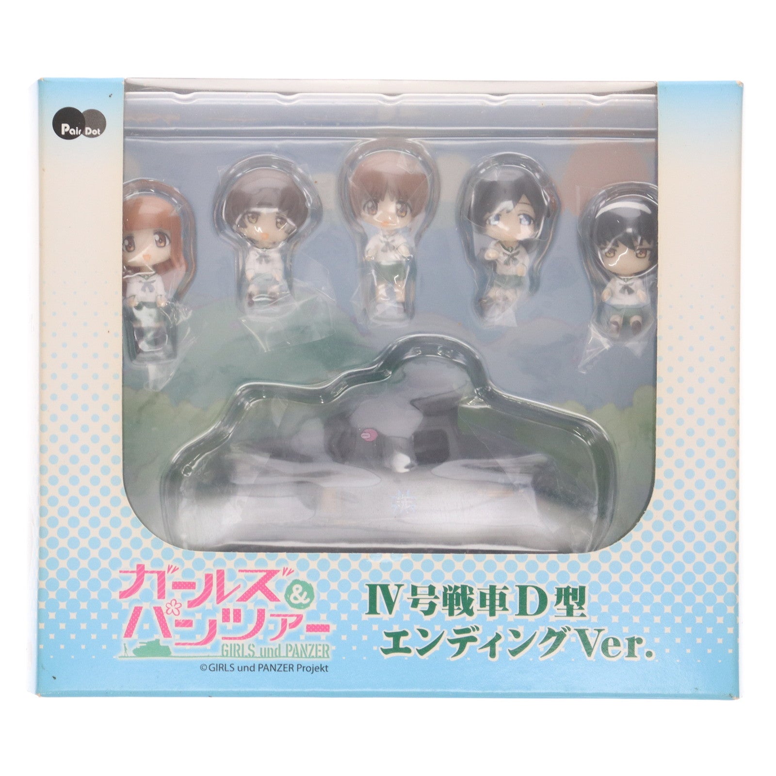 【中古即納】[FIG] ぺあどっとキャラクターシリーズ IV号戦車D型 エンディングVer. ガールズ&パンツァー 完成品 フィギュア(PD11) ぺあどっと(ピットロード)(20140312)