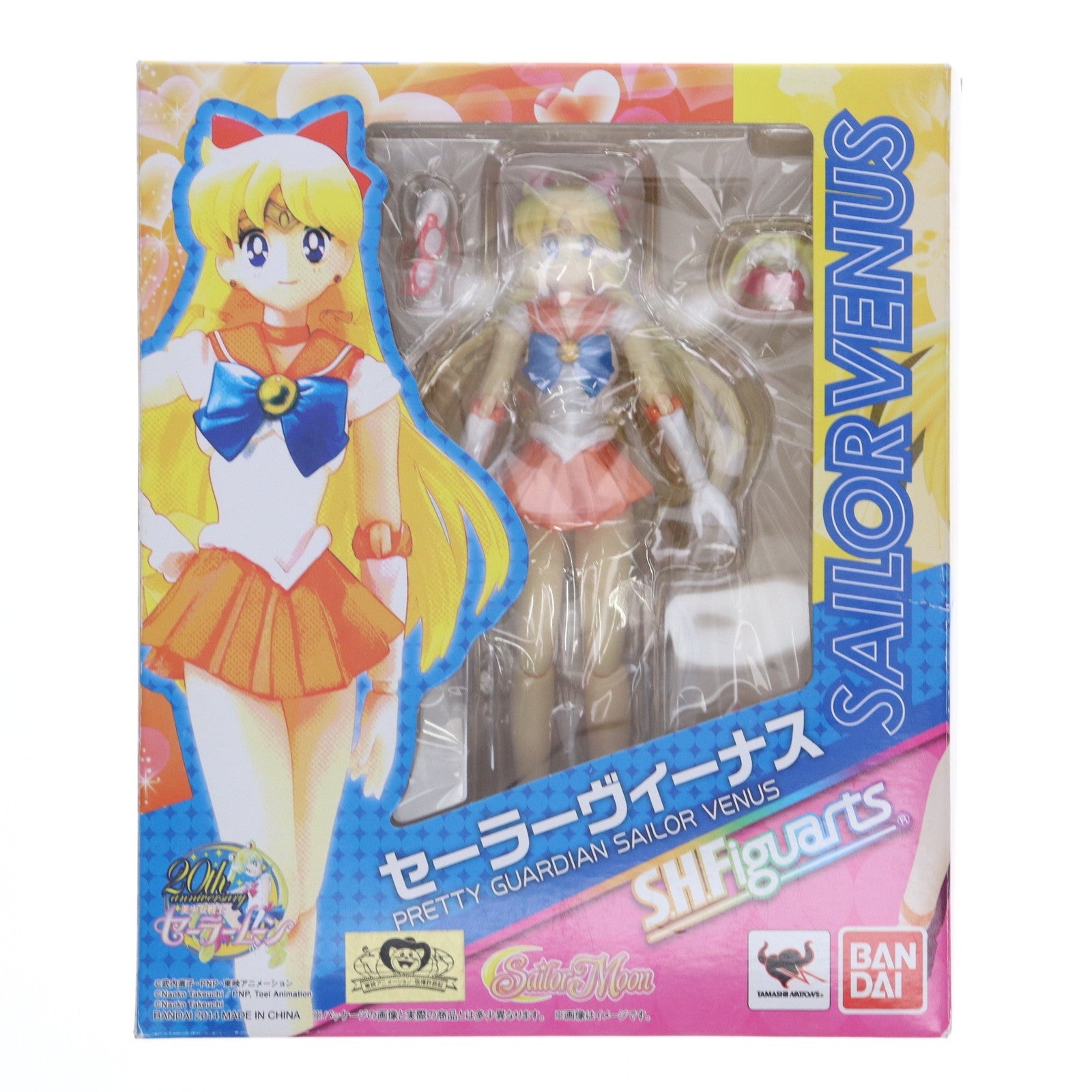 【中古即納】[FIG] S.H.Figuarts(フィギュアーツ) セーラーヴィーナス 美少女戦士セーラームーン 完成品 可動フィギュア バンダイ(20150613)