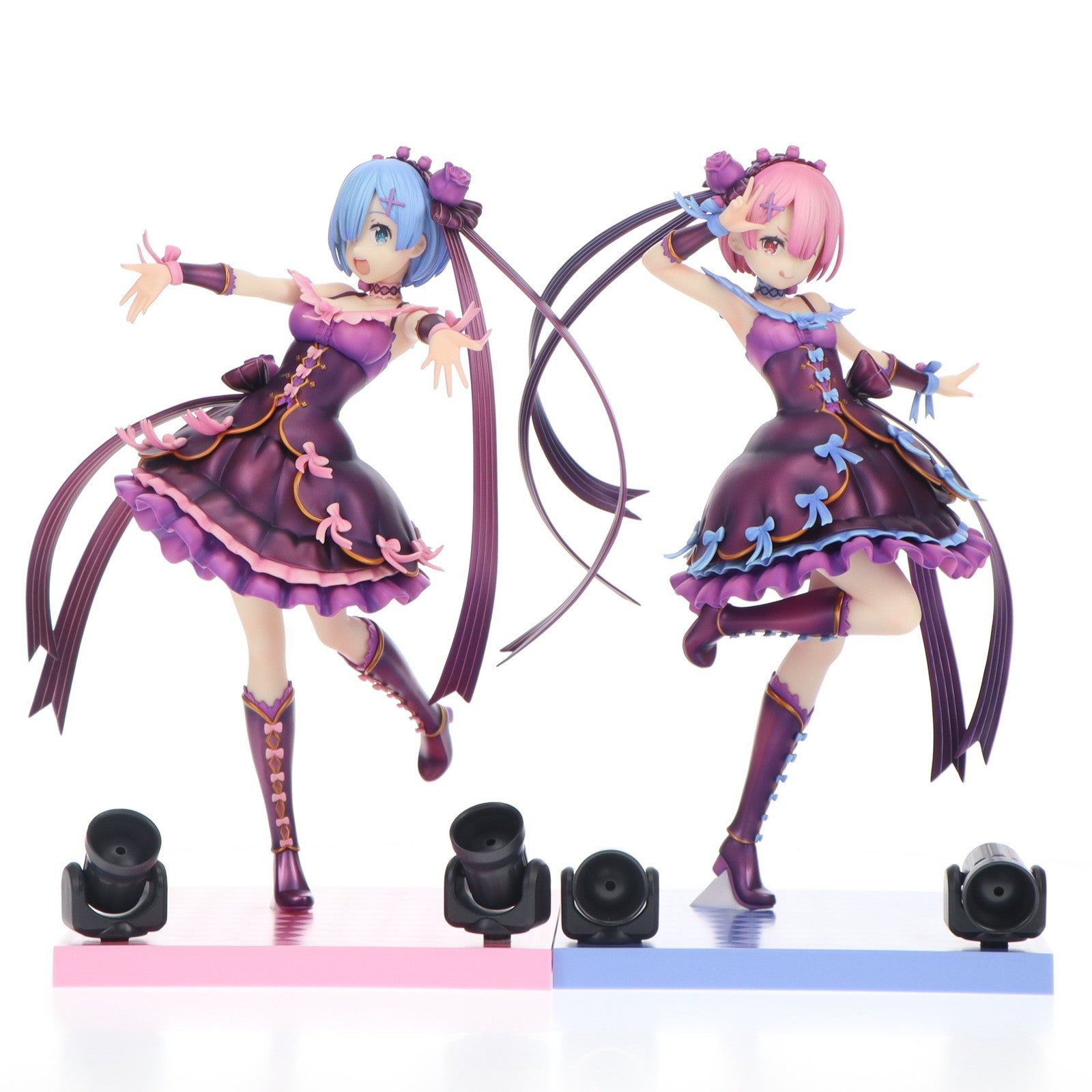 【中古即納】[FIG] KDcolle ラム&レム 生誕祭2021Ver. お祝いセット Re:ゼロから始める異世界生活 1/7 完成品 フィギュア KADOKAWA(カドカワ)(20230430)