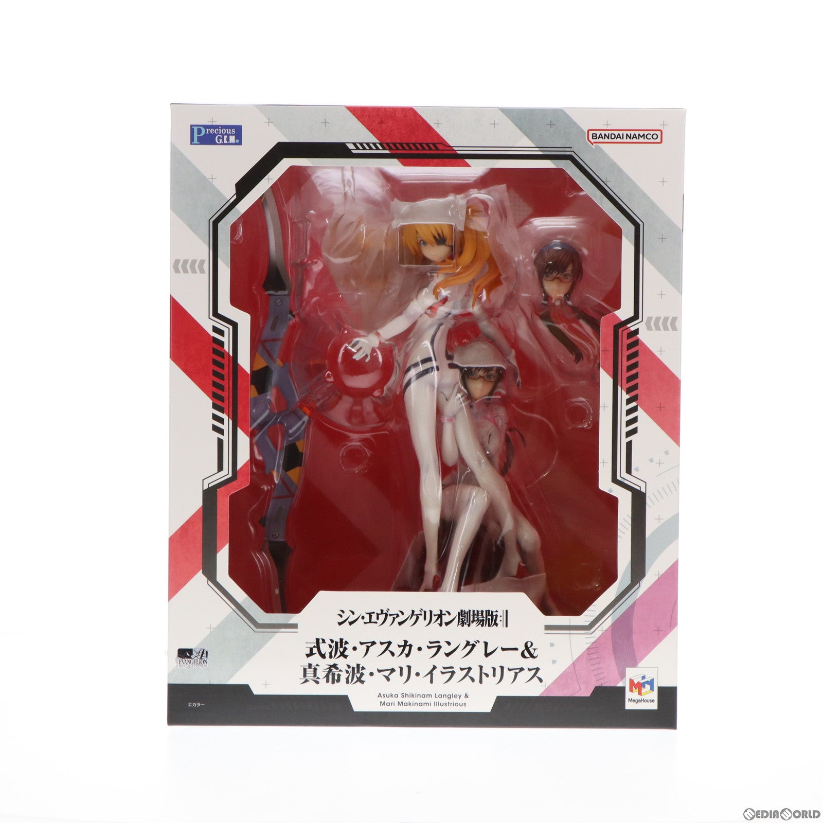 【中古即納】[FIG] Precious G.E.M.シリーズ 式波・アスカ・ラングレー&真希波・マリ・イラストリアス シン・エヴァンゲリオン劇場版 完成品 フィギュア プレミアムバンダイ&一部店舗&オンラインショップ限定 メガハウス(20221031)