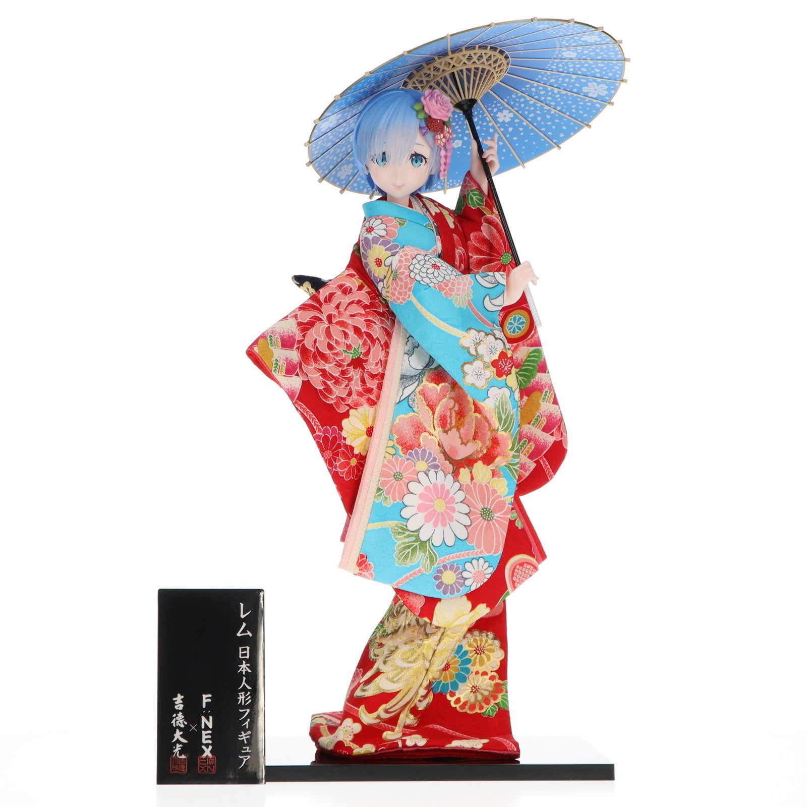 【中古即納】[FIG] F:NEX限定 レム -日本人形- 吉徳×F:NEX Re:ゼロから始める異世界生活 1/4 完成品 フィギュア(AMU-FNX193) フリュー(20210228)