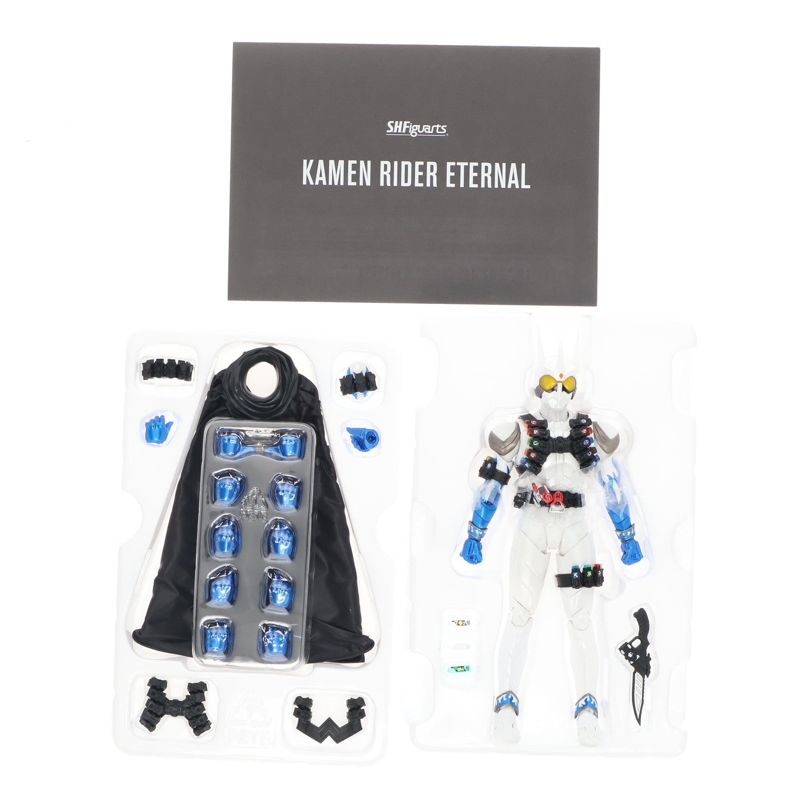 【中古即納】[FIG] 魂ウェブ商店限定 S.H.Figuarts(フィギュアーツ) 真骨彫製法 仮面ライダーエターナル 仮面ライダーW(ダブル) FOREVER AtoZ/運命のガイアメモリ 完成品 可動フィギュア バンダイ(20180131)