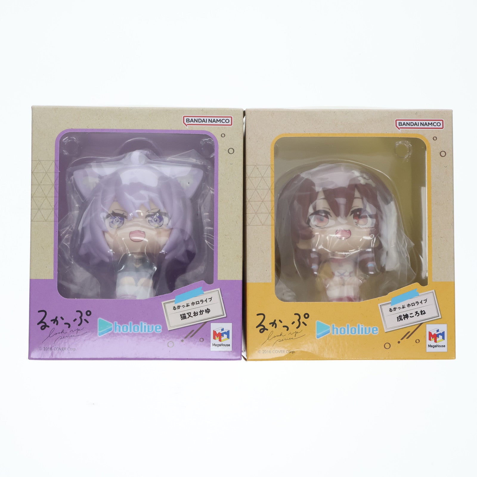 【中古即納】[FIG] るかっぷ 猫又おかゆ&戌神ころね(ねこまたおかゆ&いぬがみころね) セット ホロライブプロダクション 完成品 フィギュア メガハウス(20240129)