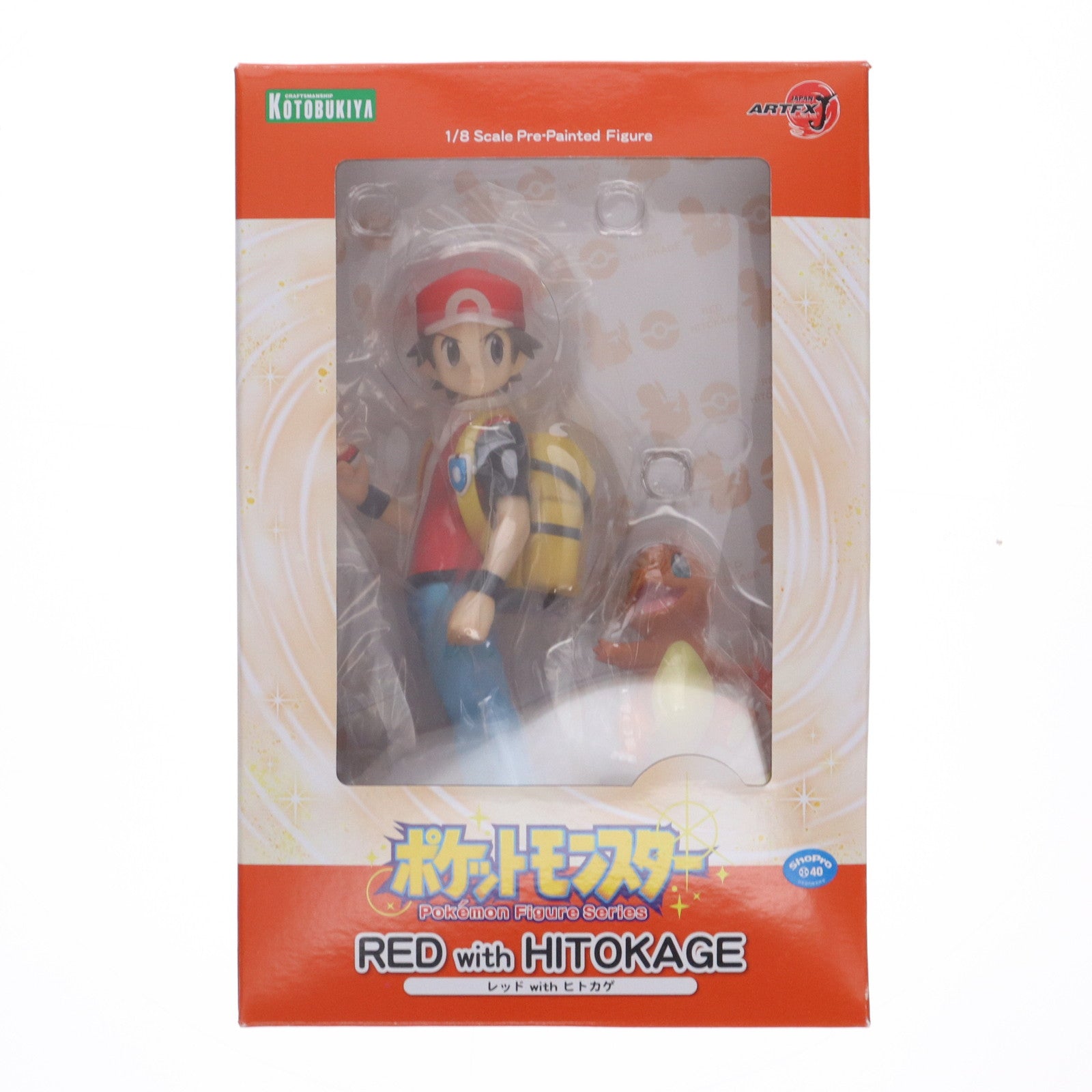 【中古即納】[FIG] ARTFX J レッド with ヒトカゲ ポケットモンスター 1/8 完成品 フィギュア(PP895) コトブキヤ(20201126)