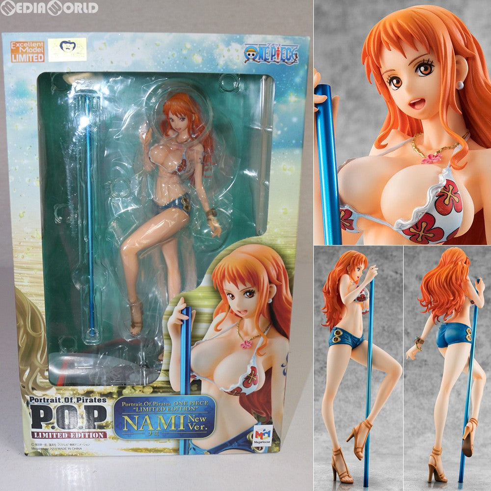 【中古即納】[FIG] Portrait.Of.Pirates P.O.P LIMITED EDITION ナミ NewVer. ONE PIECE(ワンピース) 1/8 完成品 フィギュア 一部オンラインショップ&麦わらストア限定 メガハウス(20180731)
