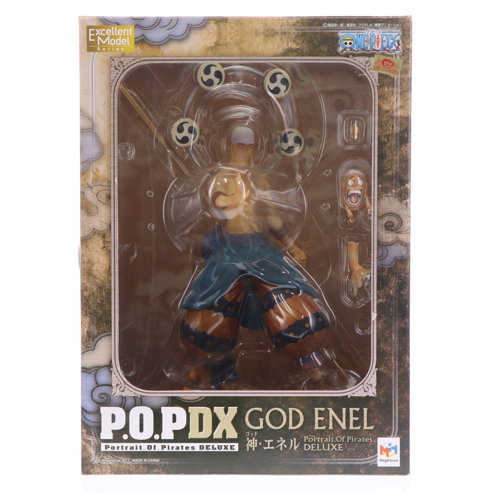 【中古即納】[FIG] Portrait.Of.Pirates P.O.P NEO-DX 神・エネル ONE PIECE(ワンピース) 1/8 完成品 フィギュア メガハウス(20111001)