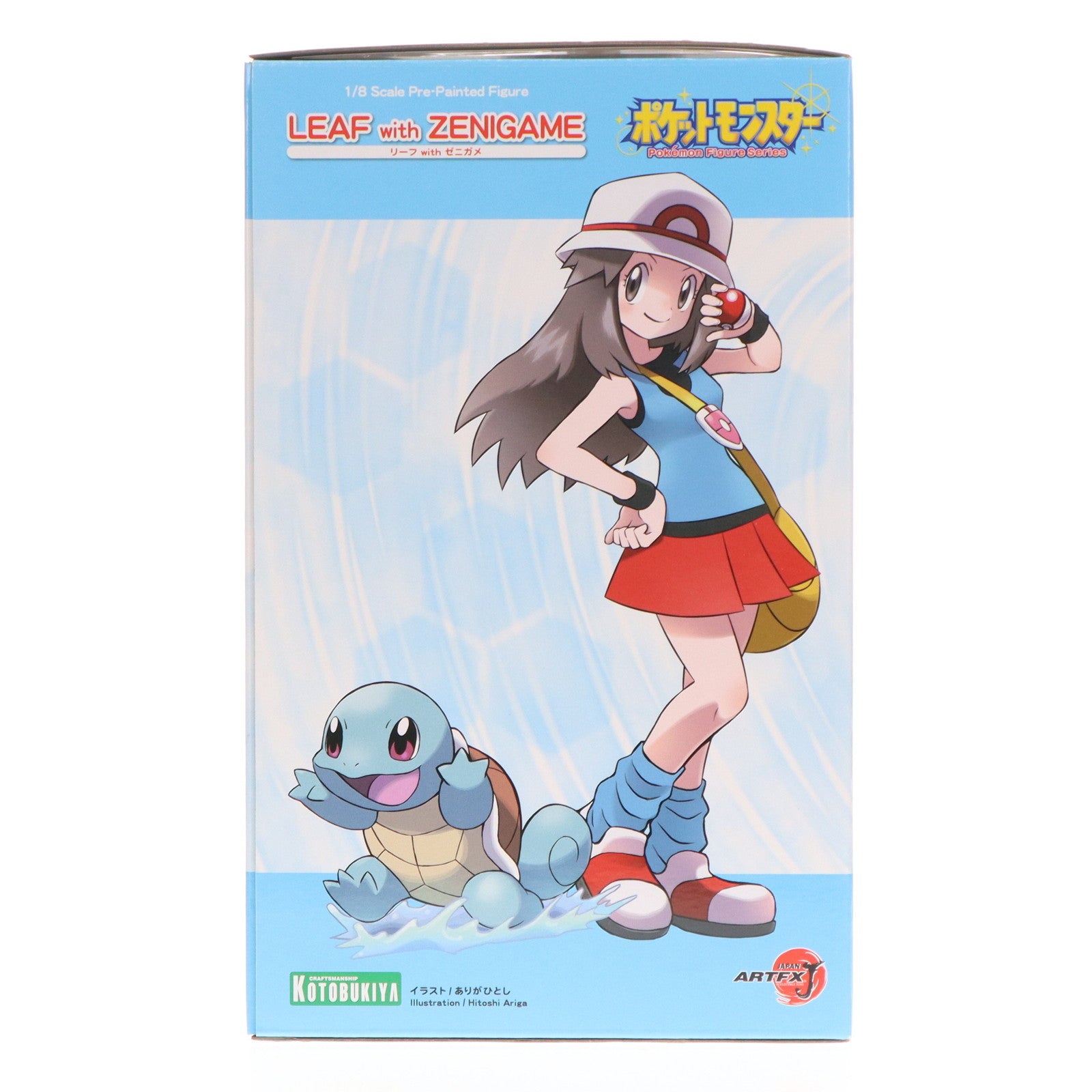 【中古即納】[FIG] ARTFX J リーフ with ゼニガメ ポケットモンスター ファイアレッド・リーフグリーン 1/8 完成品 フィギュア(PP817) コトブキヤ(20190928)