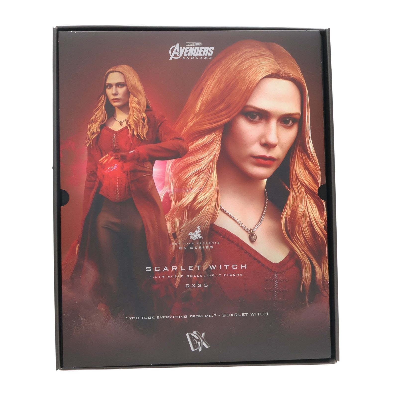 【中古即納】[FIG] ムービー・マスターピース DX スカーレット・ウィッチ アベンジャーズ/エンドゲーム 1/6 完成品 可動フィギュア(DX#35) ホットトイズ(20250630)