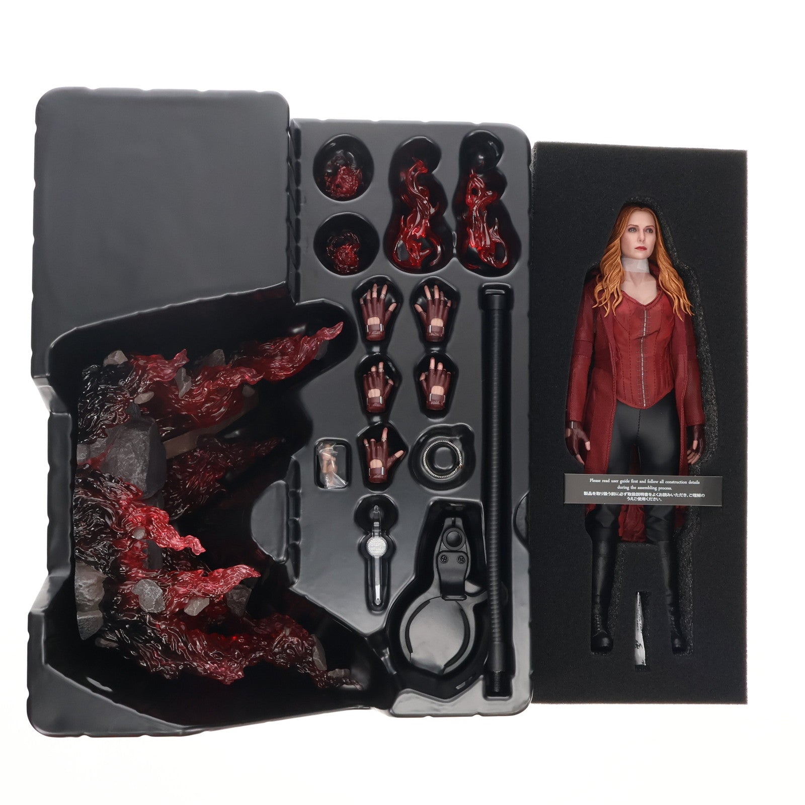 【中古即納】[FIG] ムービー・マスターピース DX スカーレット・ウィッチ アベンジャーズ/エンドゲーム 1/6 完成品 可動フィギュア(DX#35) ホットトイズ(20250630)